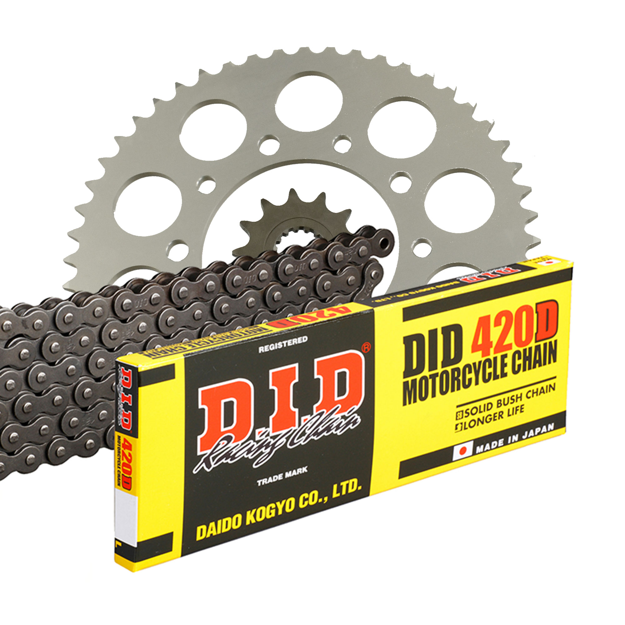 DID Kettenkit (für: Yamaha TT-R 50 E 07-24 ) 420 D
