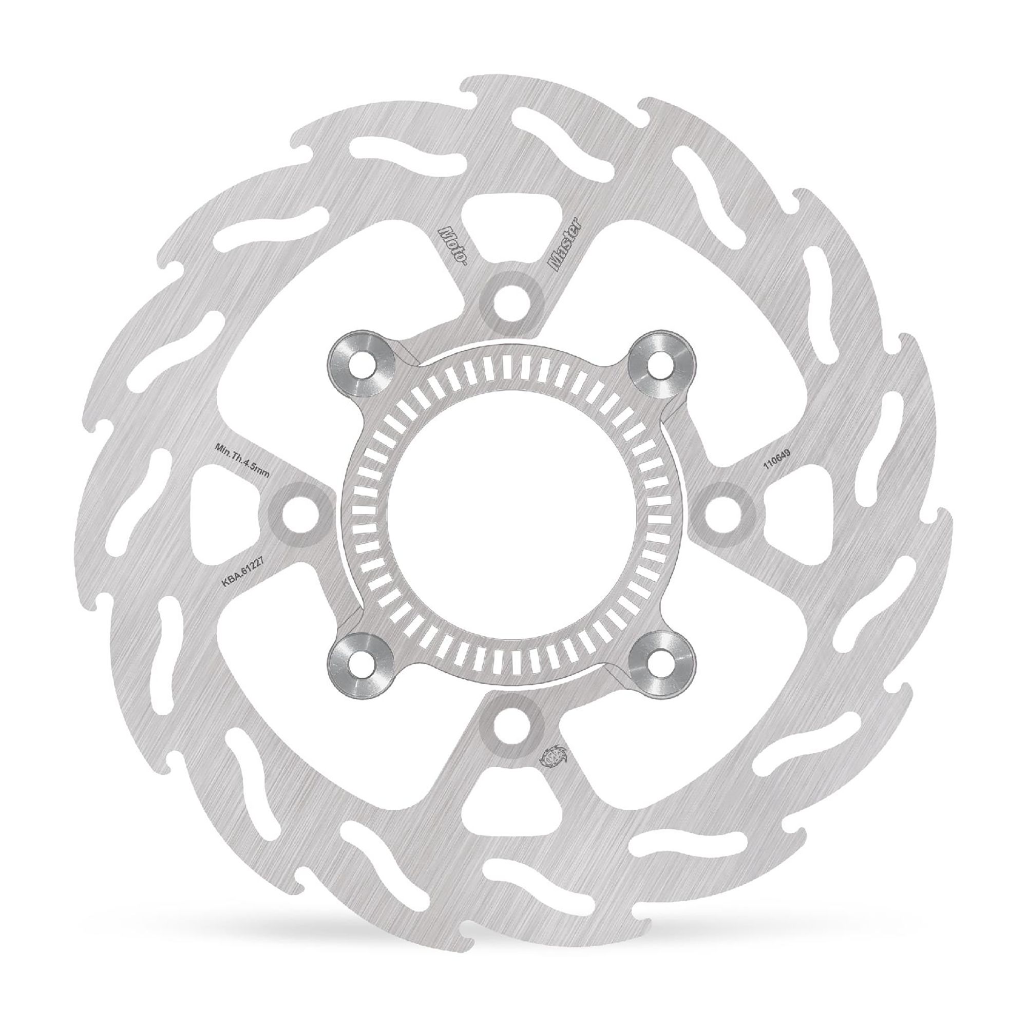 Moto-Master Bremsscheibe Flame hinten starr - inklusive ABS Ring mit ABE