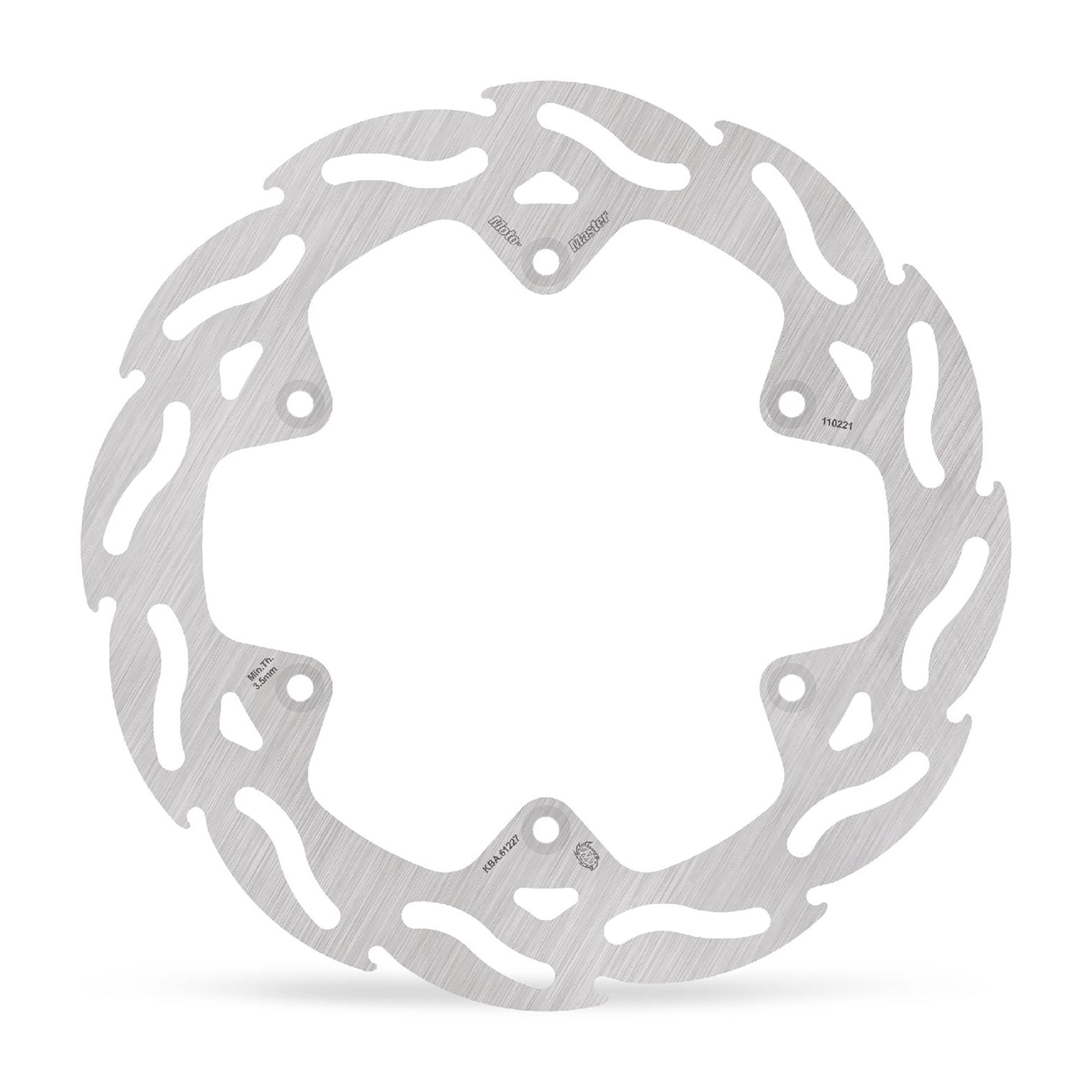 Moto-Master Bremsscheibe Flame hinten starr mit ABE