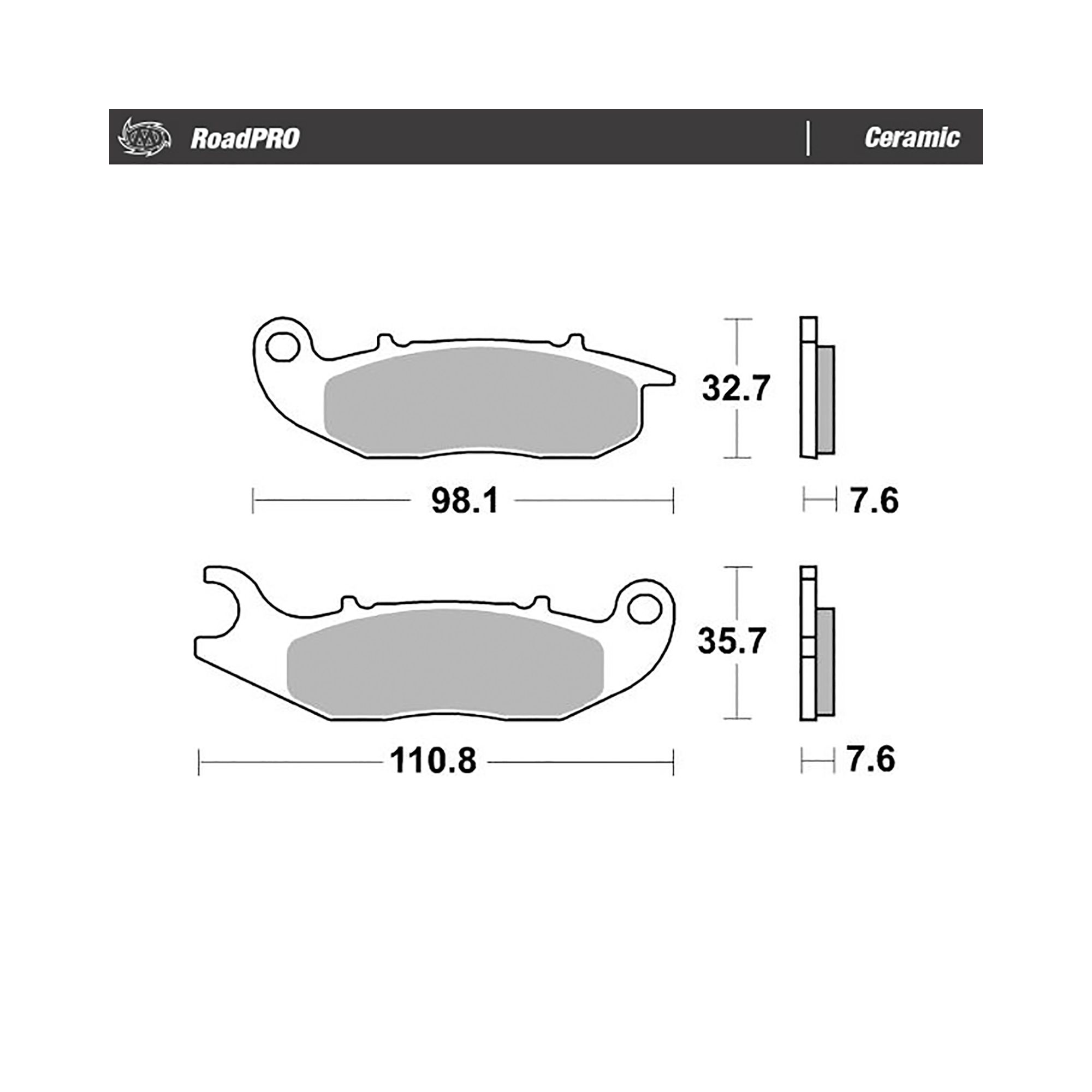 Moto-Master Bremsbelag RoadPRO Ceramic