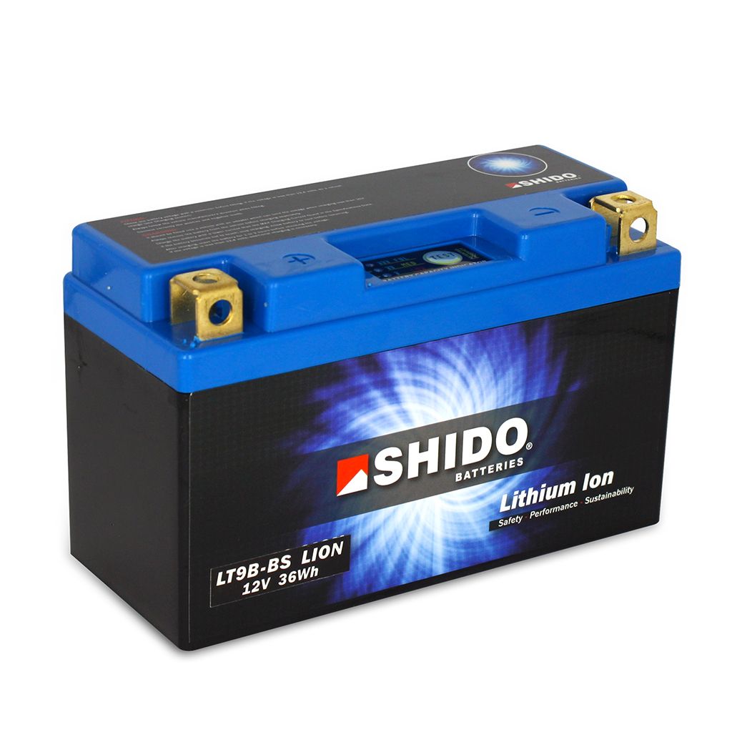 Shido Batterie 12V 3AH8AH YT9B-BS Lithium-Ionen