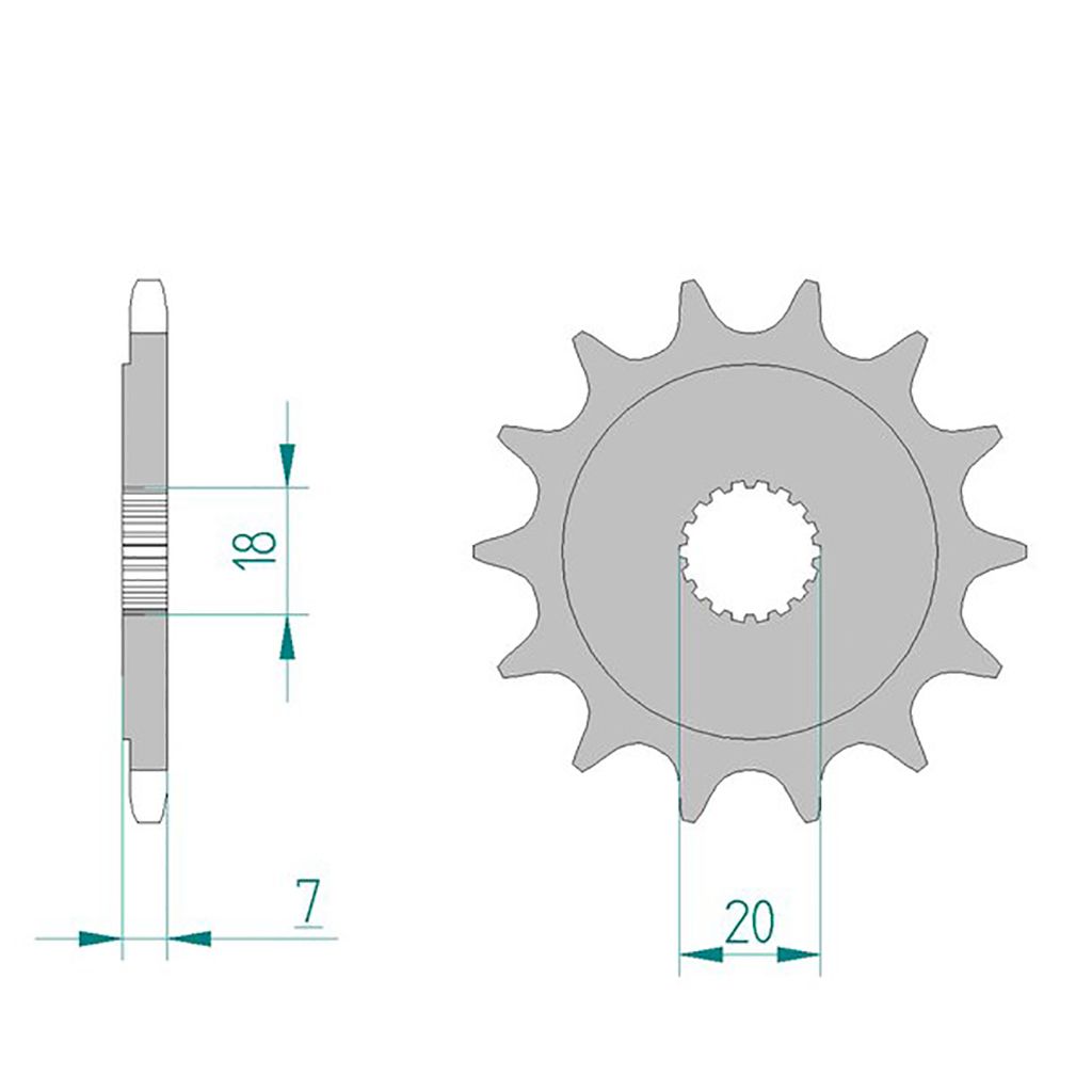 Esjot Ritzel 22202-11 #520 Sport 11 Zähne