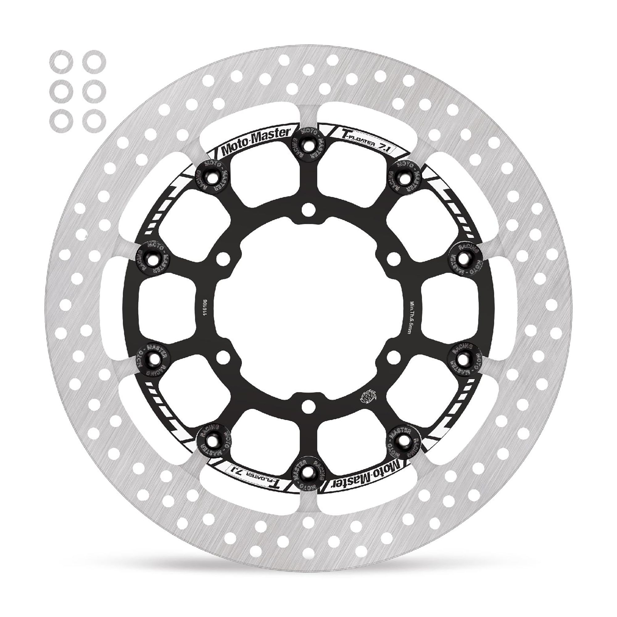 Moto-Master Bremsscheibe Halo T-Floater Racing - 7,1 mm
