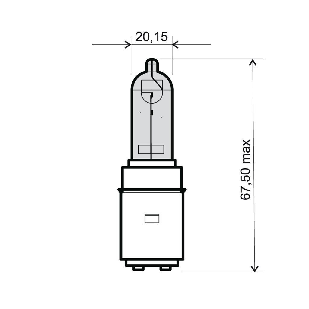 Flösserer Lampe 12V 35/35W d klar