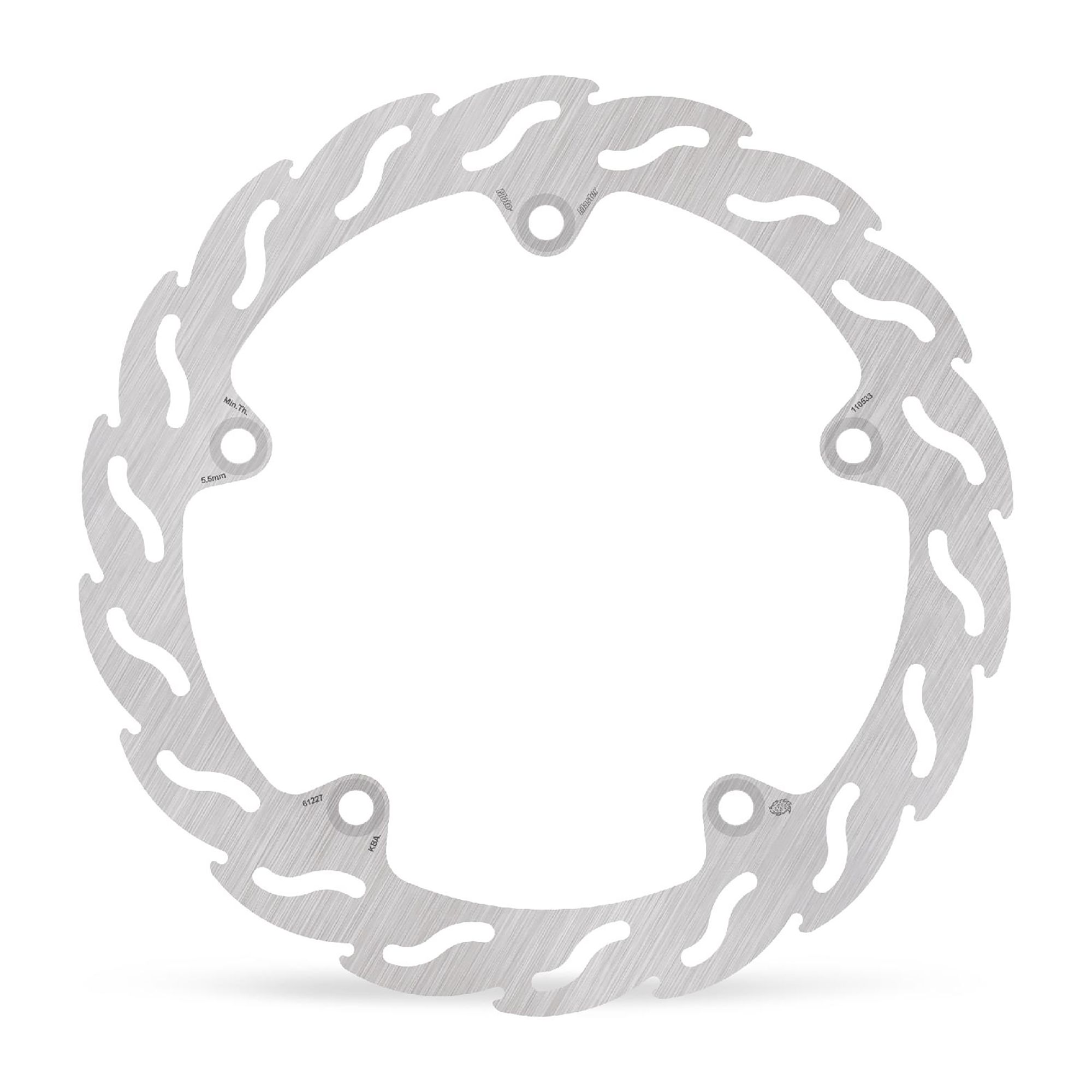 Moto-Master Bremsscheibe Flame hinten starr mit ABE