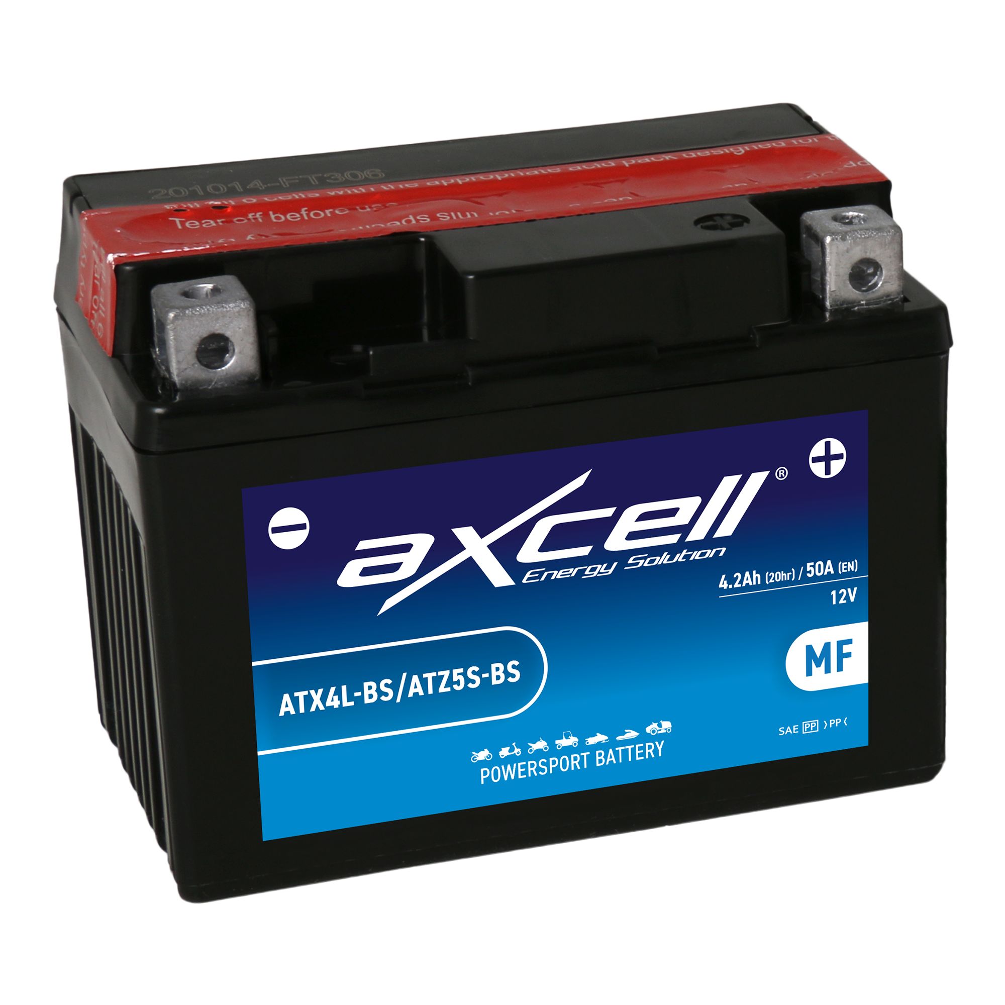 AXCELL Batterie 12V YTX4L-BS Wartungsfrei 50314