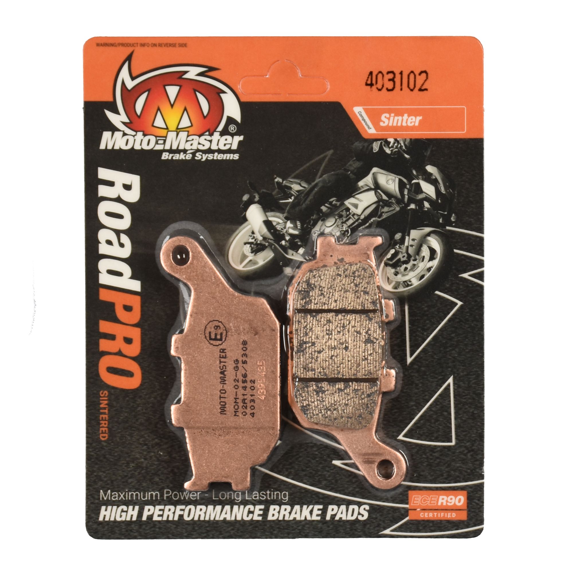 Moto-Master Bremsbelag RoadPRO Sinter hinten