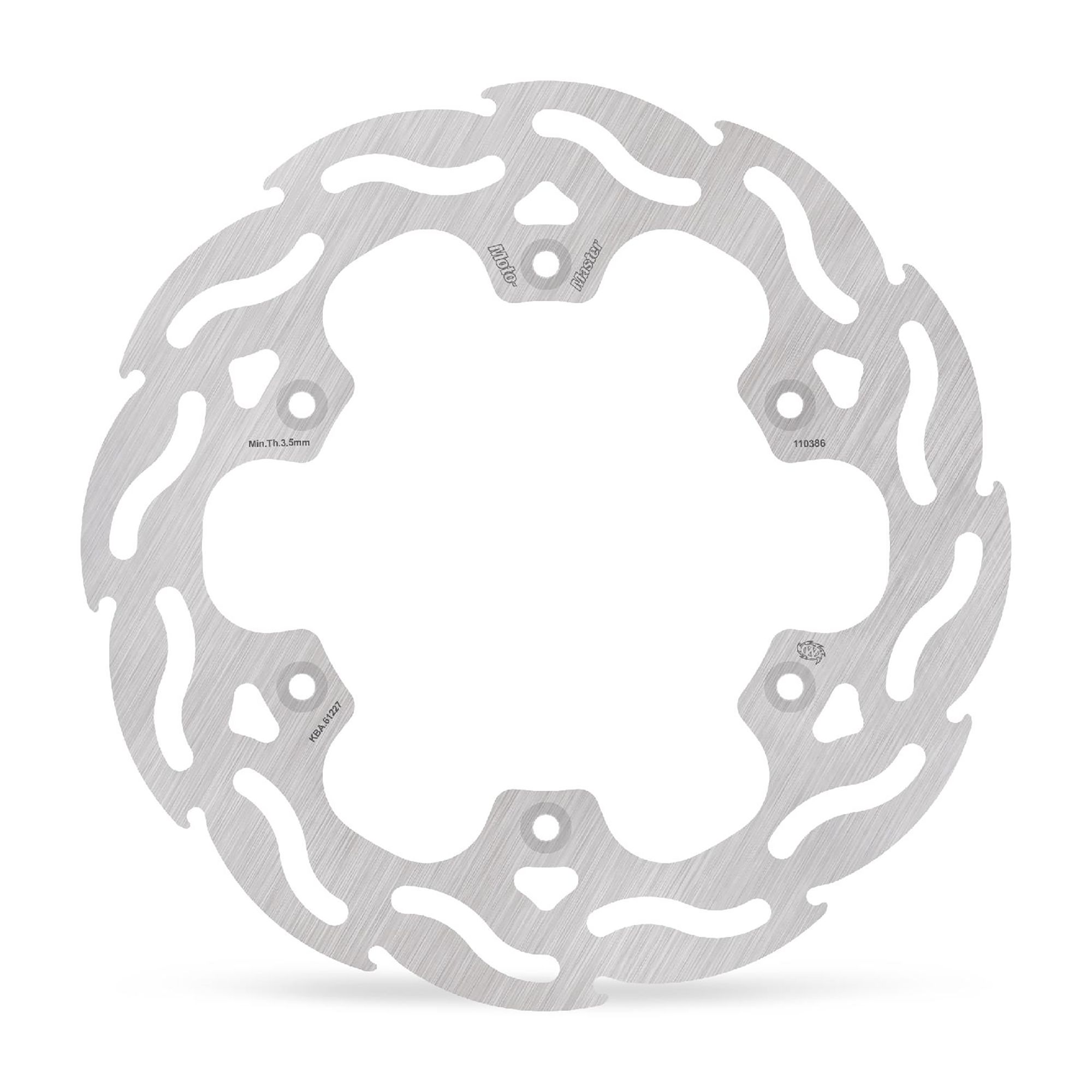 Moto-Master Bremsscheibe Flame hinten starr mit ABE