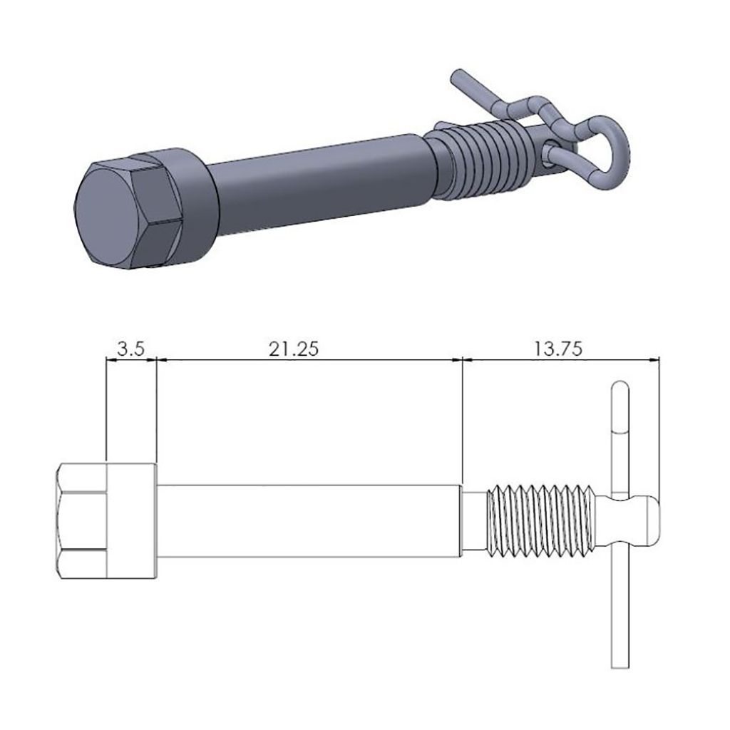 Moto-Master Bremsbelag Gleitstift
