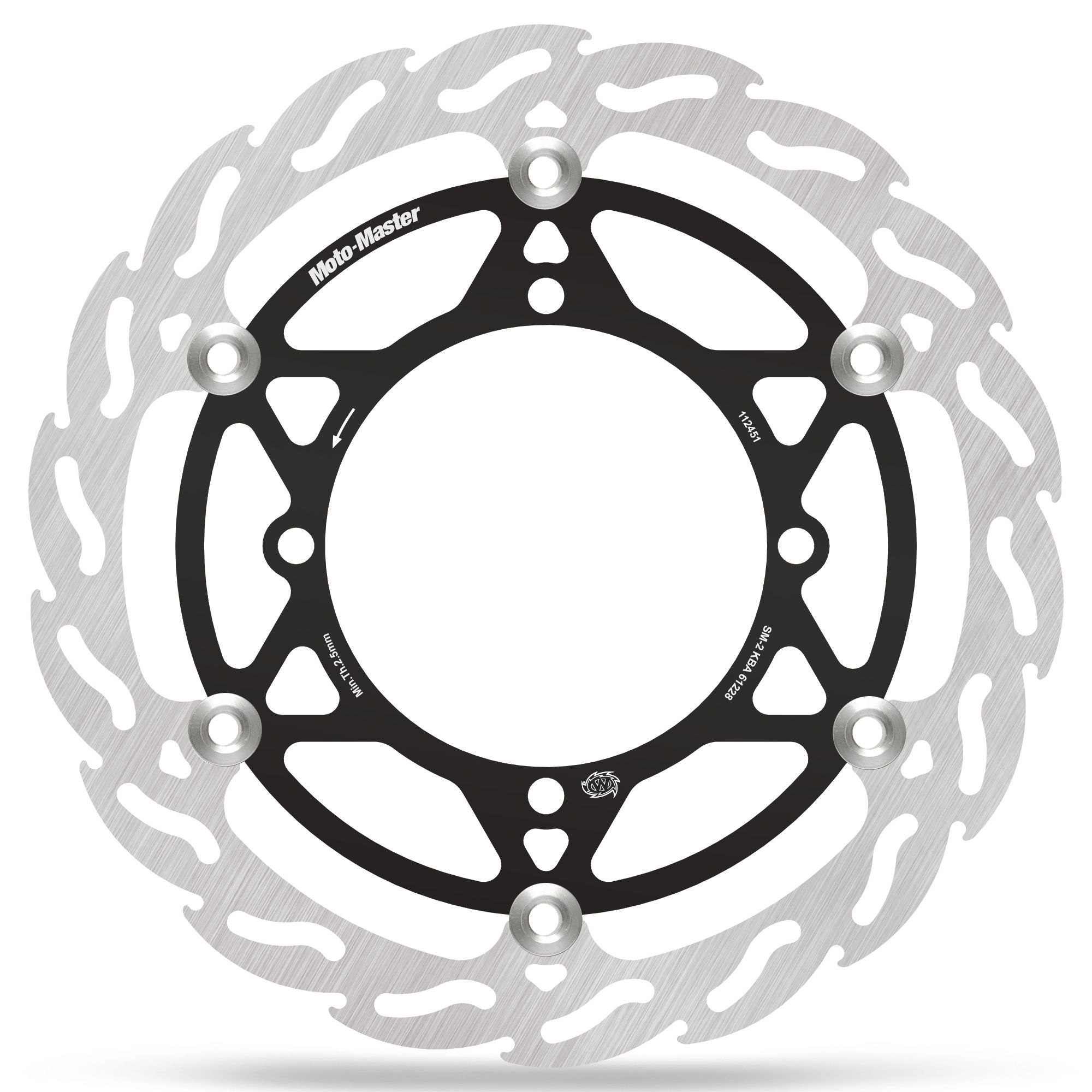 Moto-Master Bremsscheibe Flame vorn schwimmend Oversize 280 mm Ø