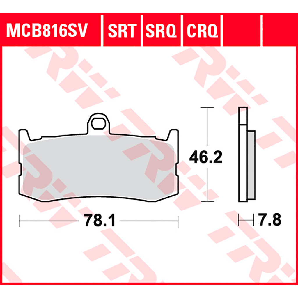 TRW Bremsbelag Sinter Road