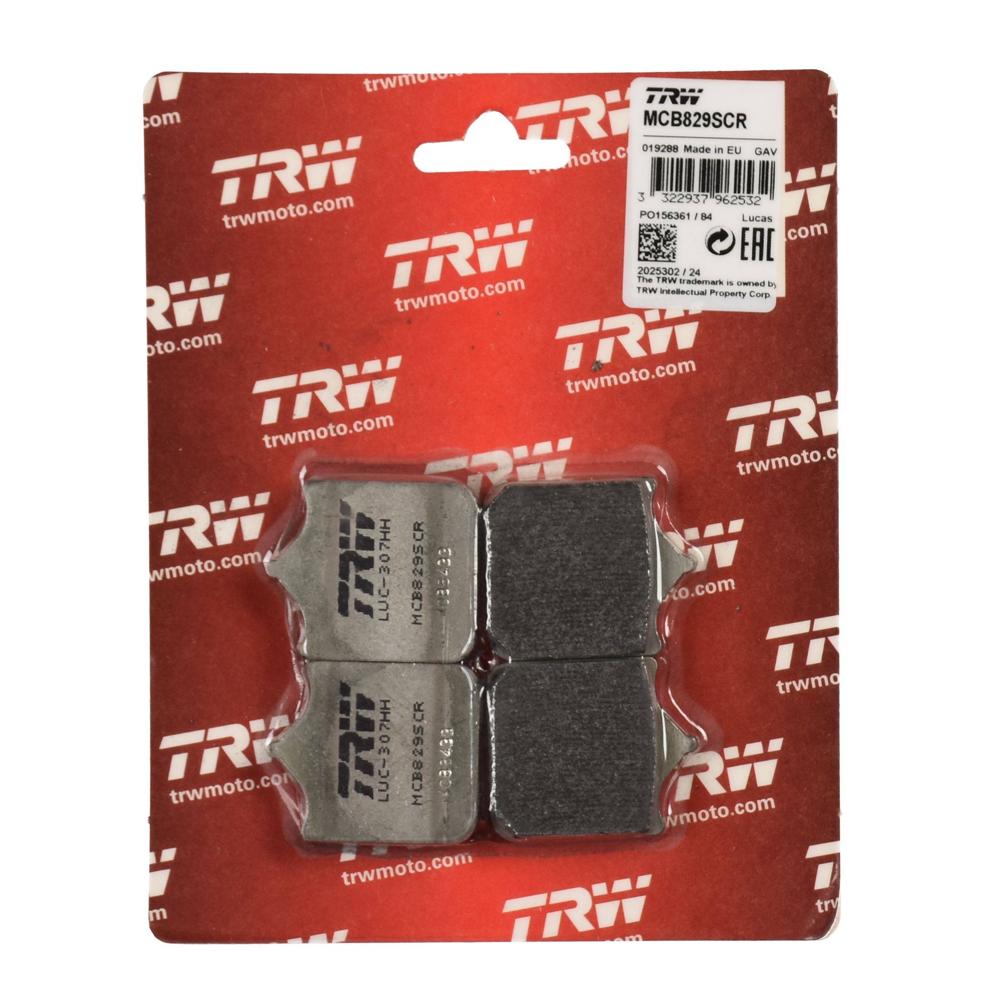 TRW Bremsbelag Sinter-Carbon Racing