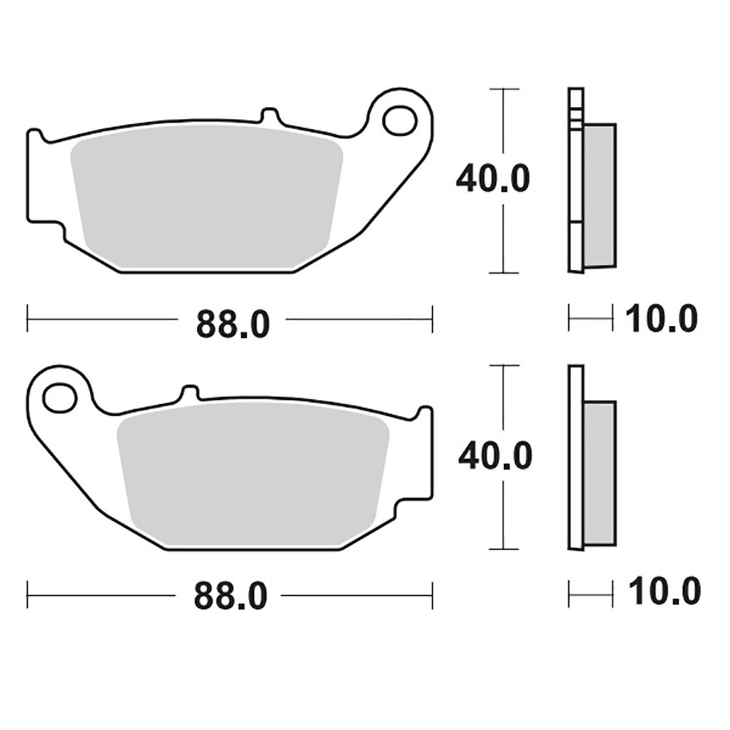 Moto-Master Bremsbelag RoadPRO Ceramic