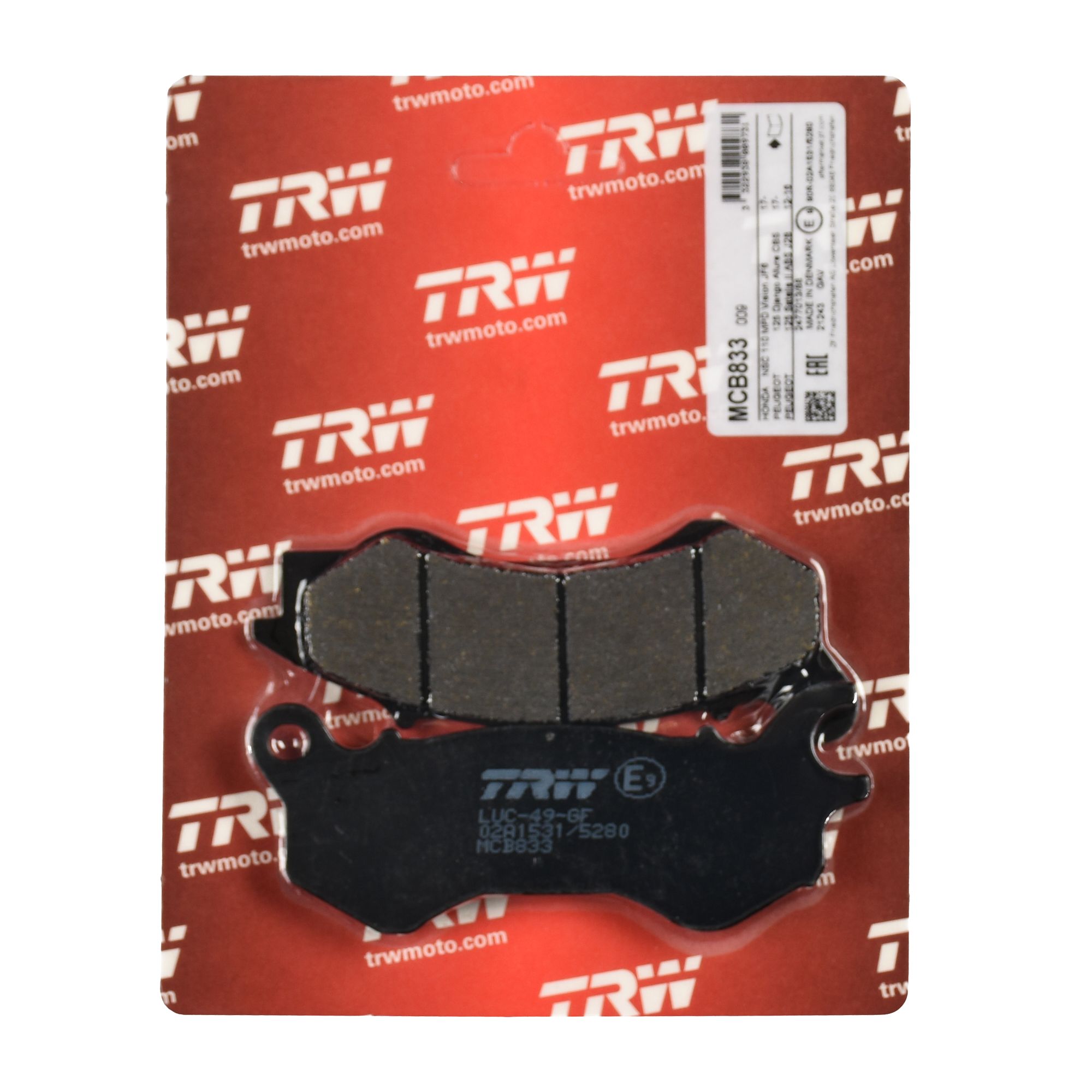 TRW Bremsbelag organisch