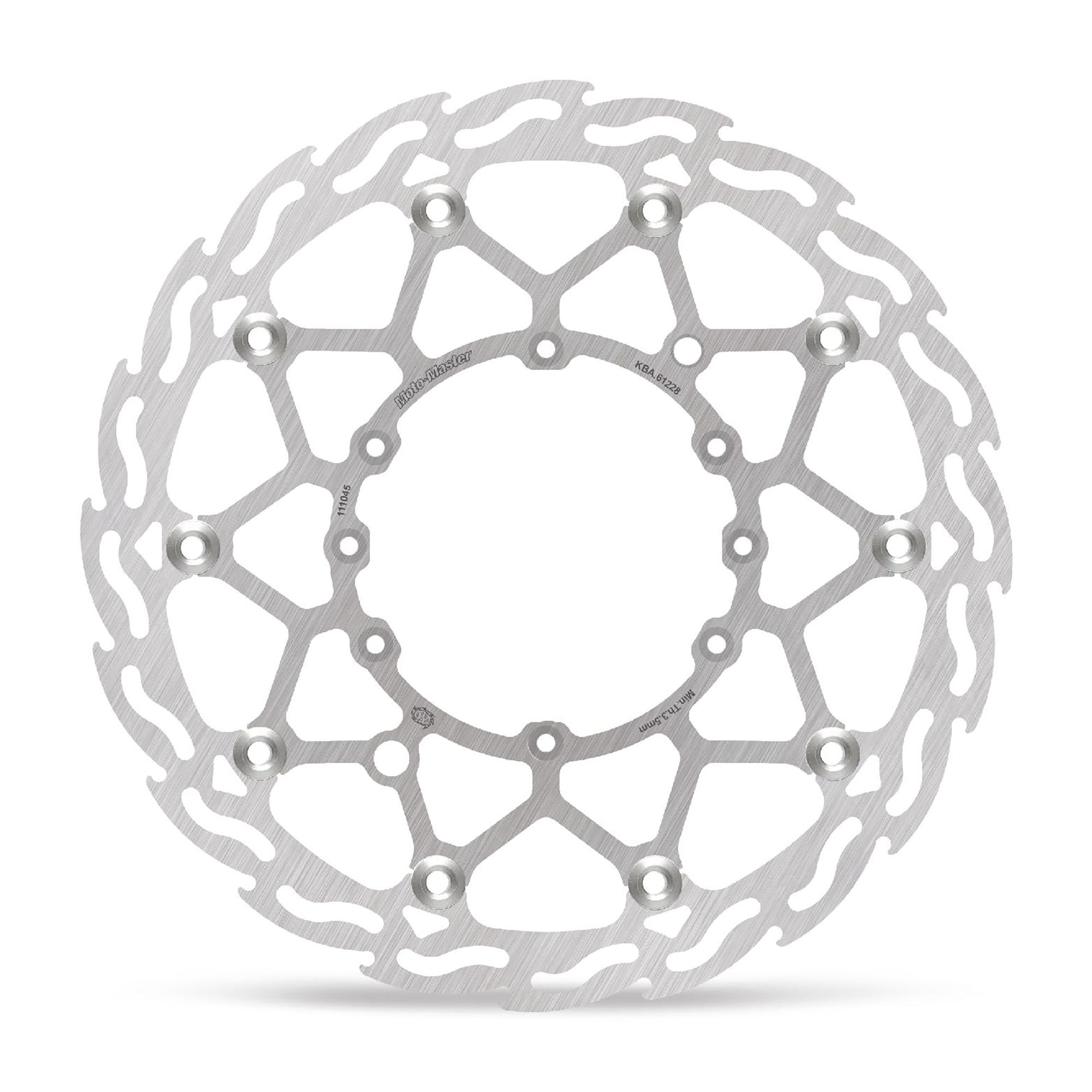 Moto-Master Bremsscheibe Flame vorn schwim. mit ABE Supermoto Street 320