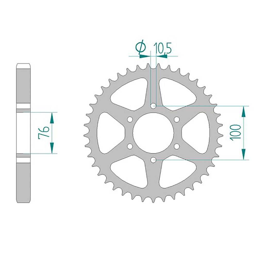 Esjot Kettenrad 14600-40 STAHL #630 40 Zähne