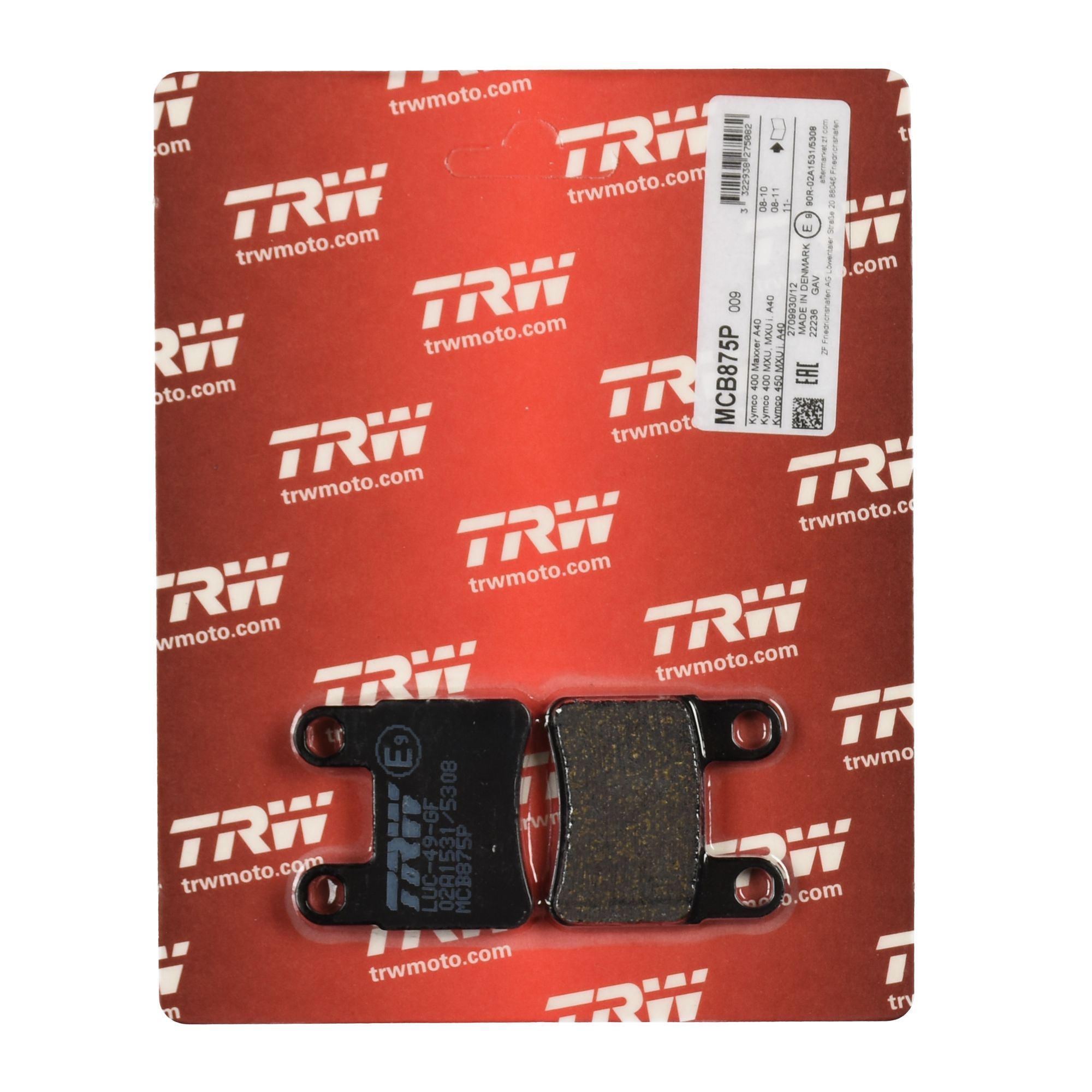 TRW Bremsbelag Parkbremse