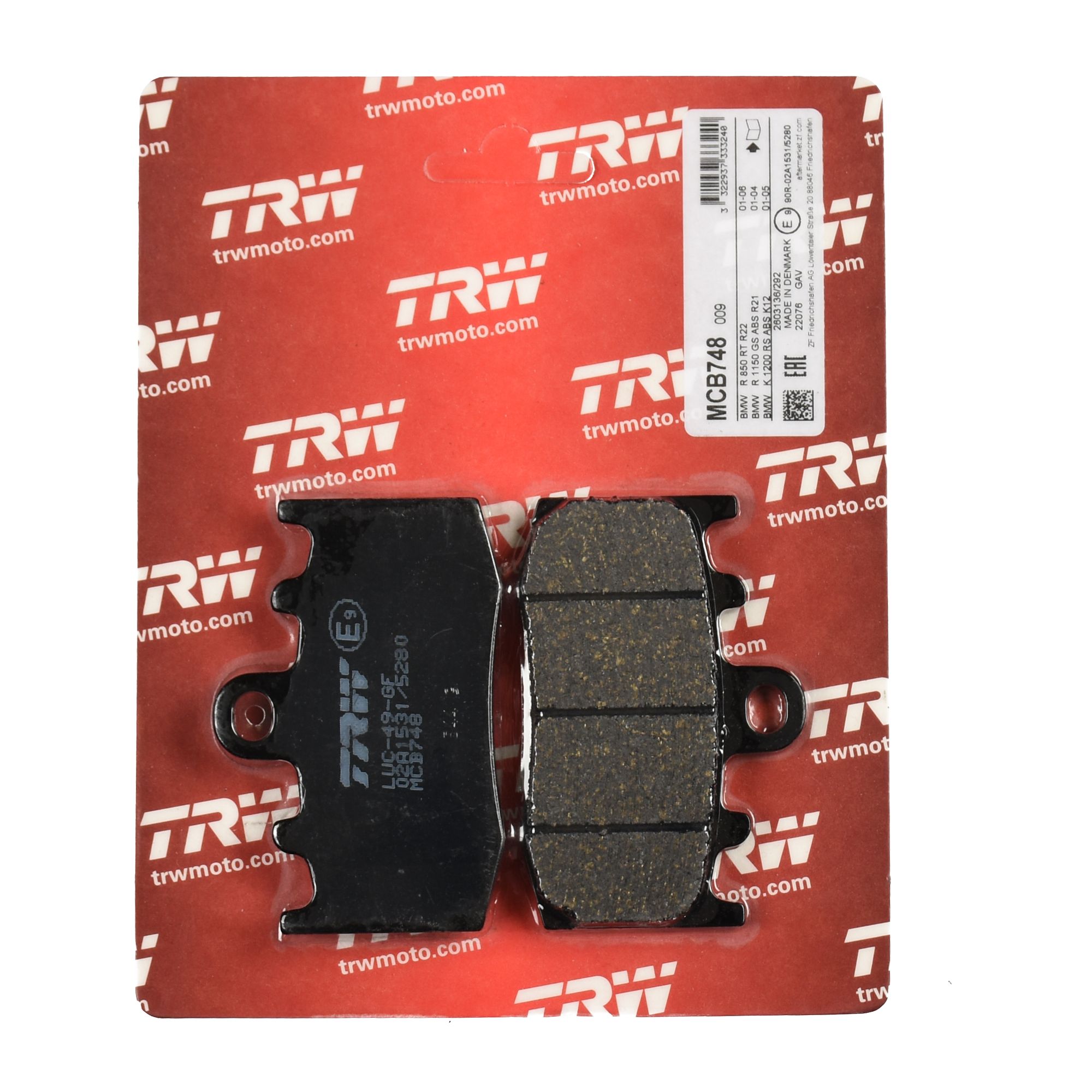 TRW Bremsbelag organisch