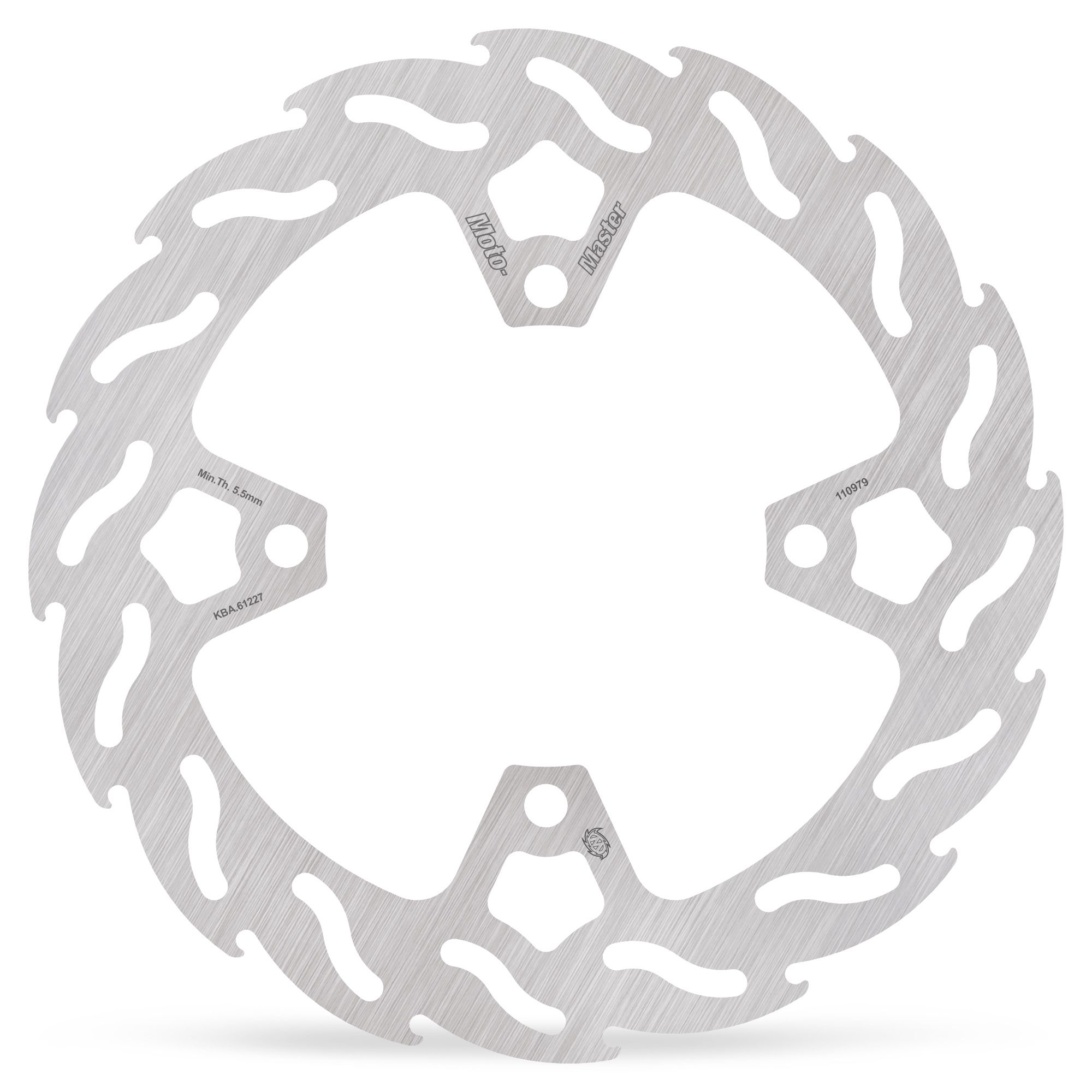 Moto-Master Bremsscheibe Flame hinten starr mit ABE