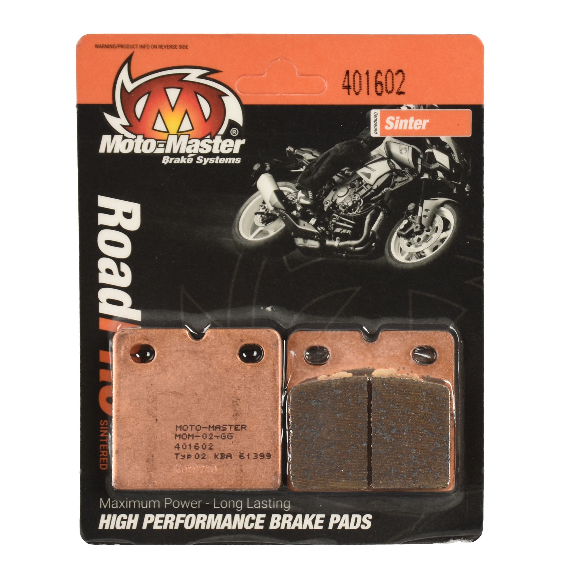 Moto-Master Bremsbelag RoadPRO Sinter hinten