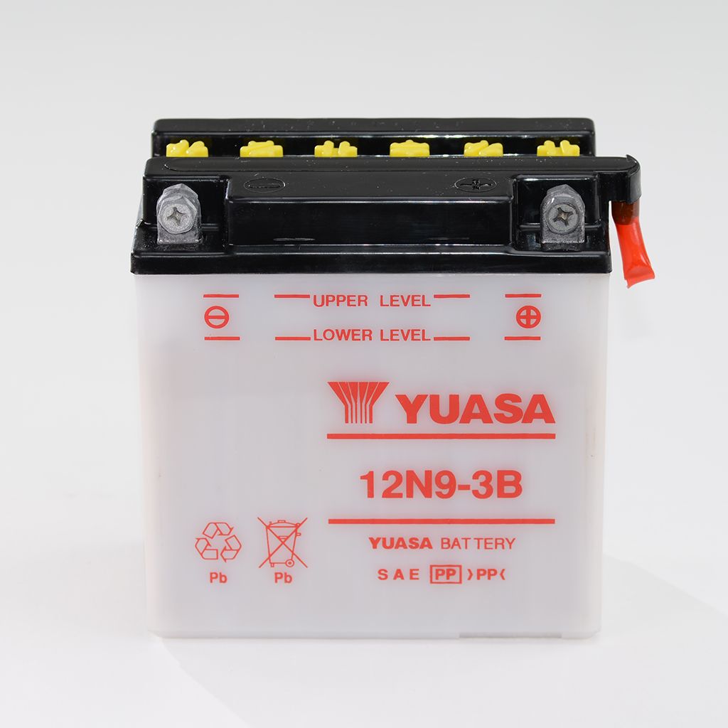 Yuasa Batterie 12V 9AH 12N9-3B Blei-Säure 50915 ohne Säurepack