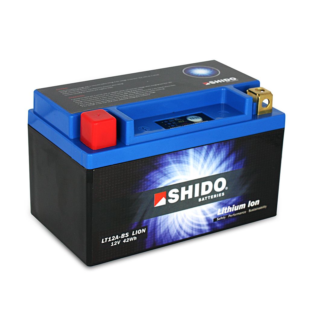 Shido Batterie 12V 3,5AH9.5AH YT12A-BS Lithium-Ionen 51218
