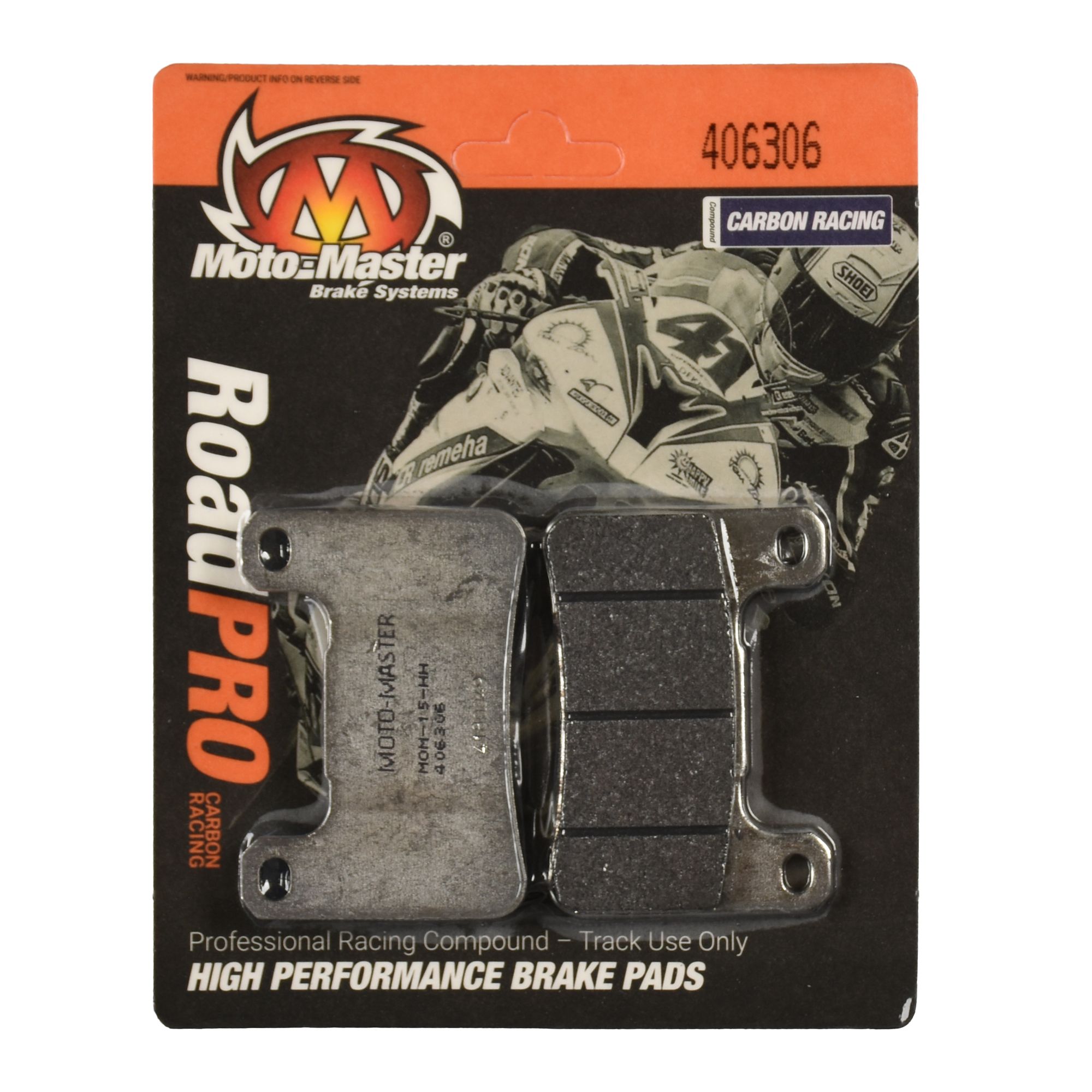 Moto-Master Bremsbelag RoadPRO Carbon Racing ohne ABE
