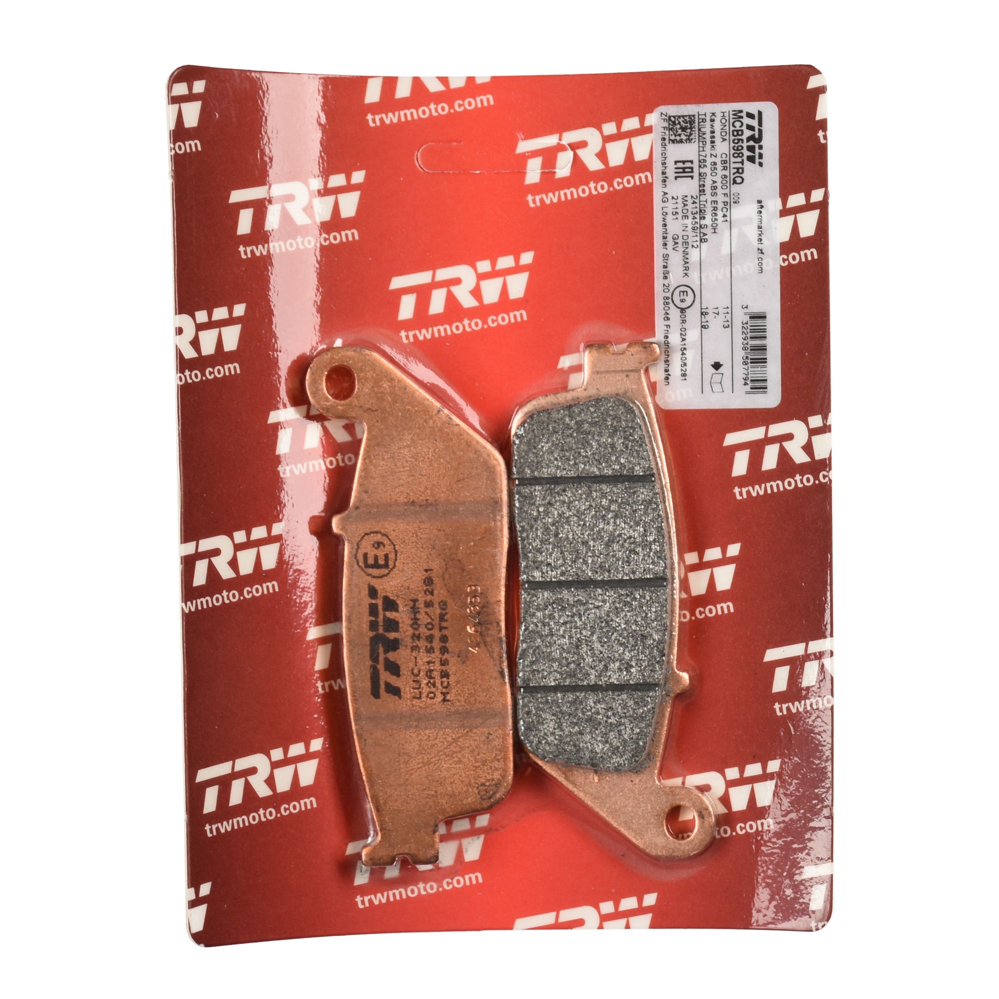 TRW Bremsbelag Sinter Racing ABE