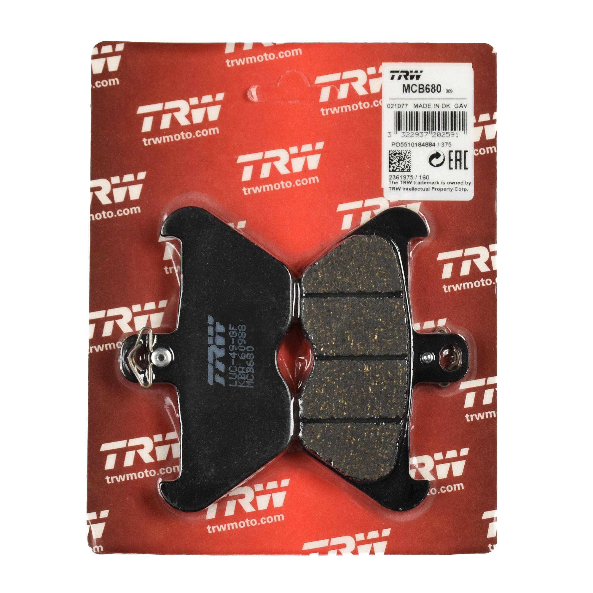 TRW Bremsbelag organisch