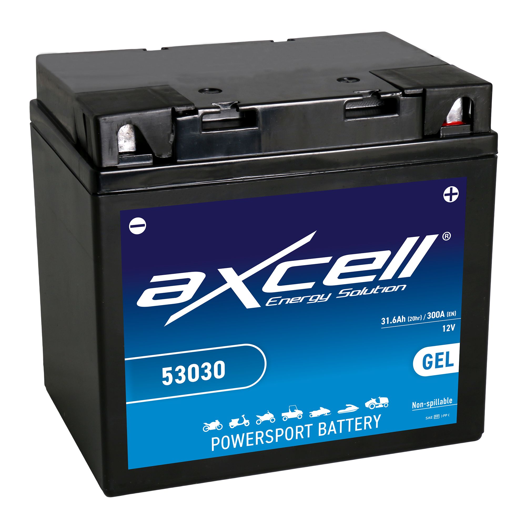 AXCELL Batterie 12V Y60-N30L-A GEL