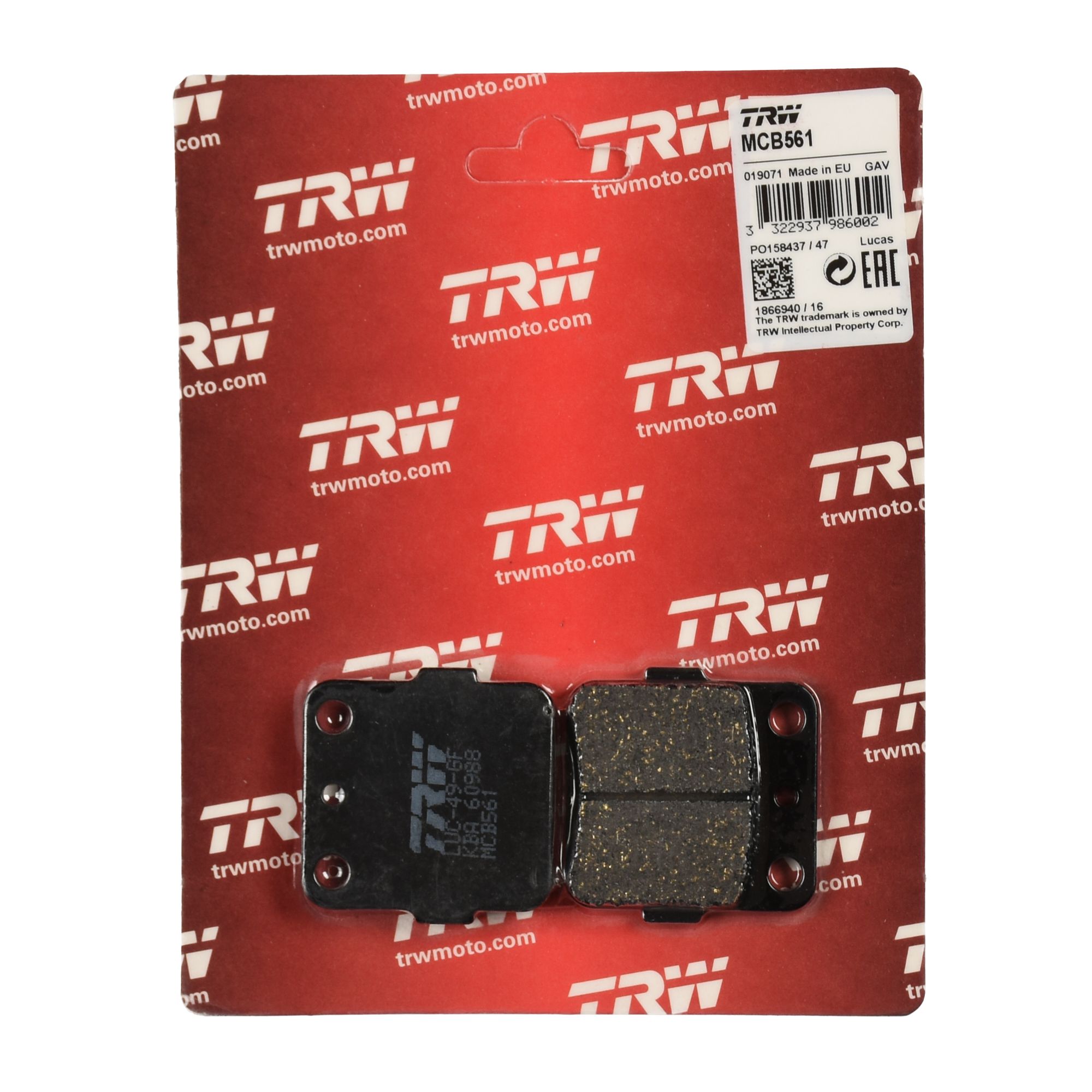 TRW Bremsbelag organisch