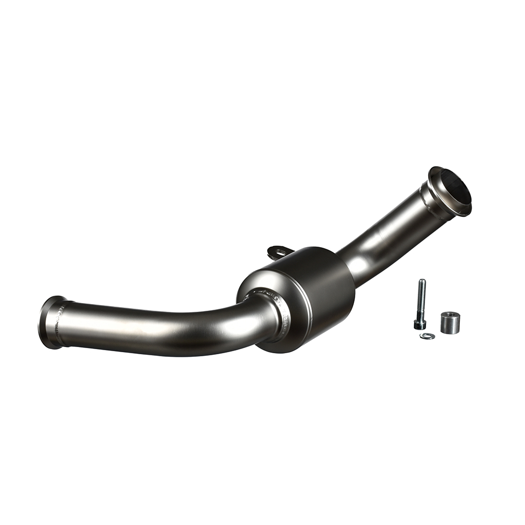 LeoVince Kat-Ersatzrohr Edelstahl ohne Kat