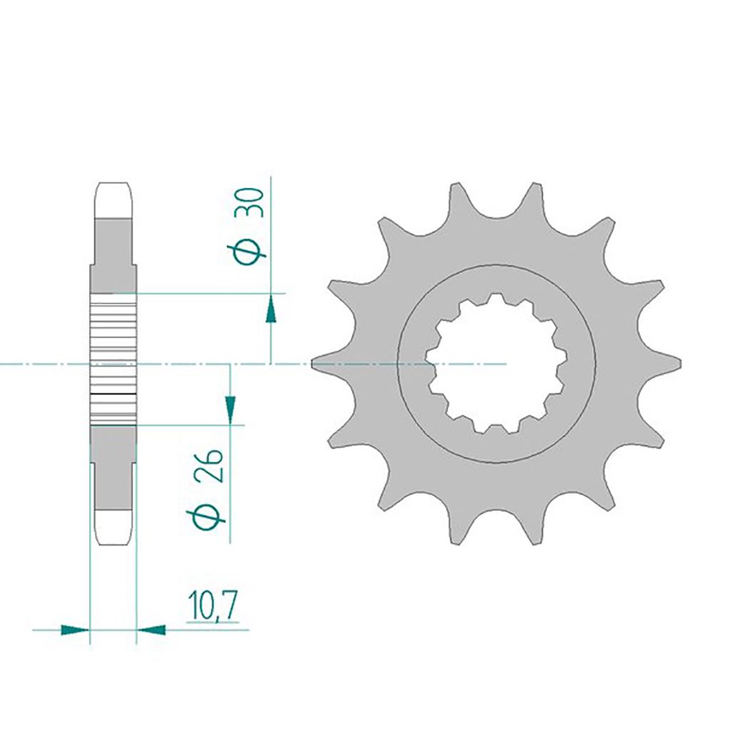 Esjot Ritzel 21801-14 #530 Sport 14 Zähne
