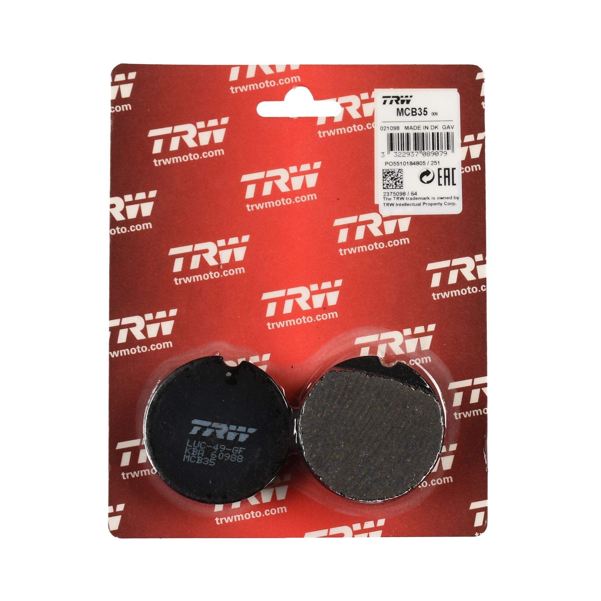 TRW Bremsbelag organisch