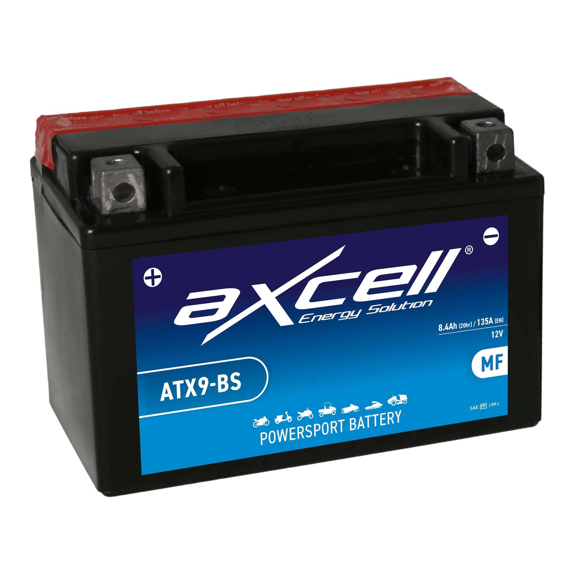 AXCELL Batterie 12V YTX9-BS Wartungsfrei 50812