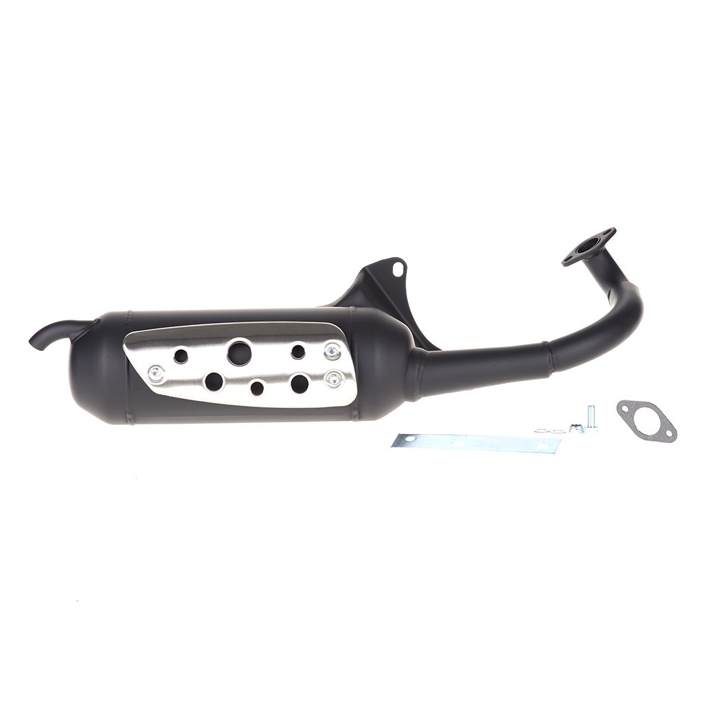 Tecnigas Auspuff Silent Pro Black nur passend mit Trommelbremse hinten