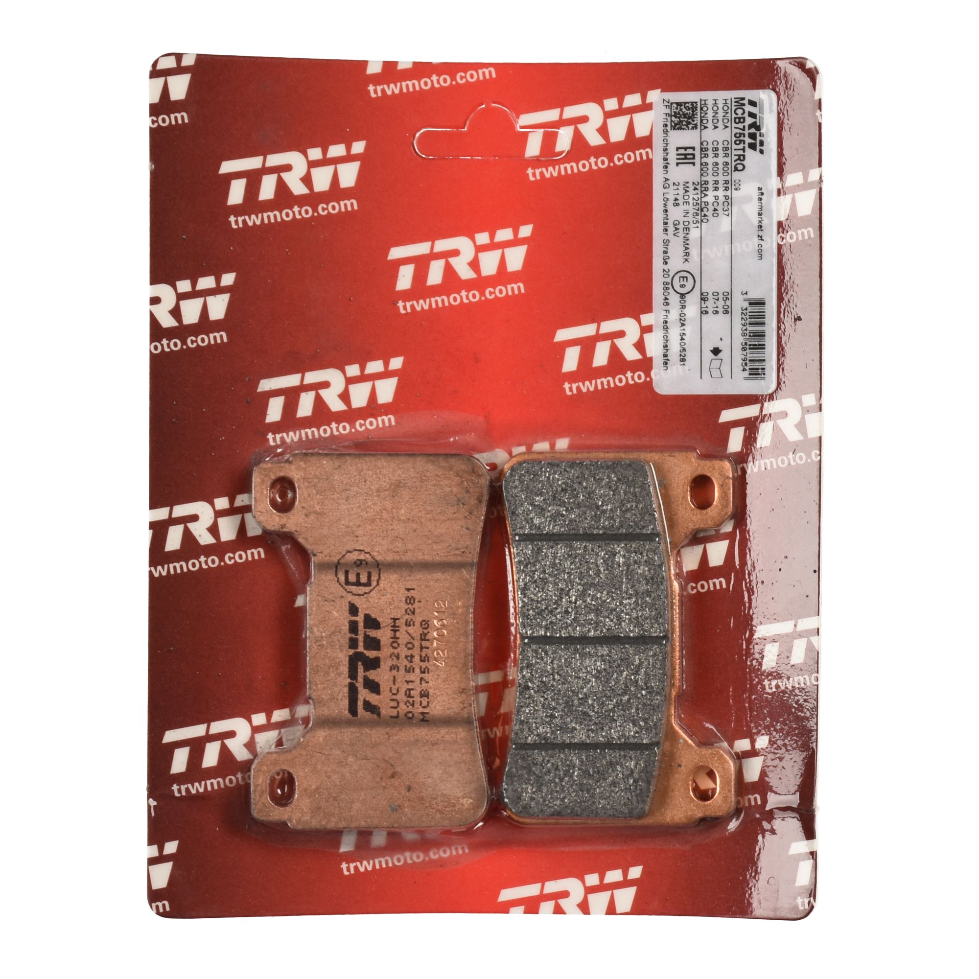 TRW Bremsbelag Sinter Racing ABE