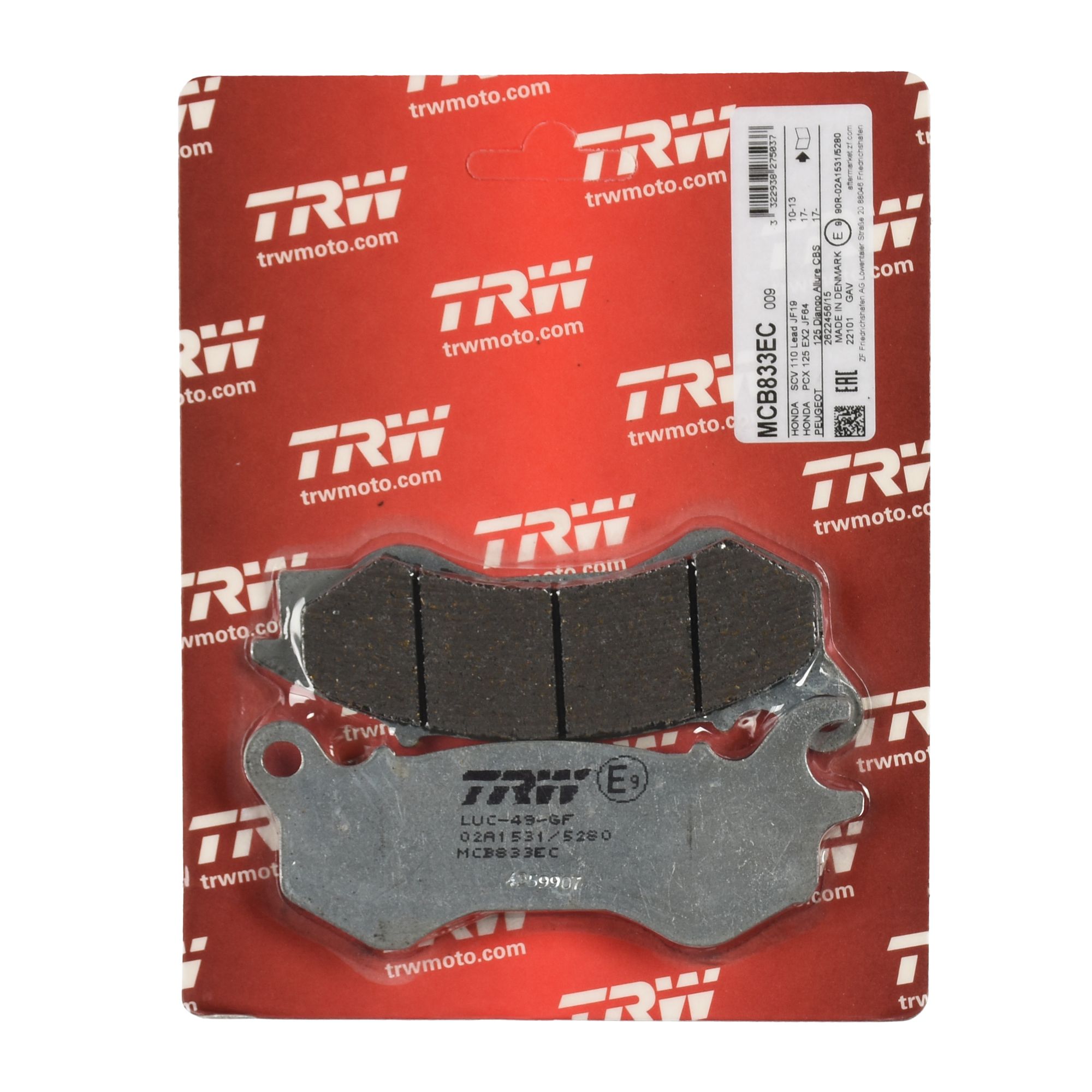 TRW Bremsbelag organisch