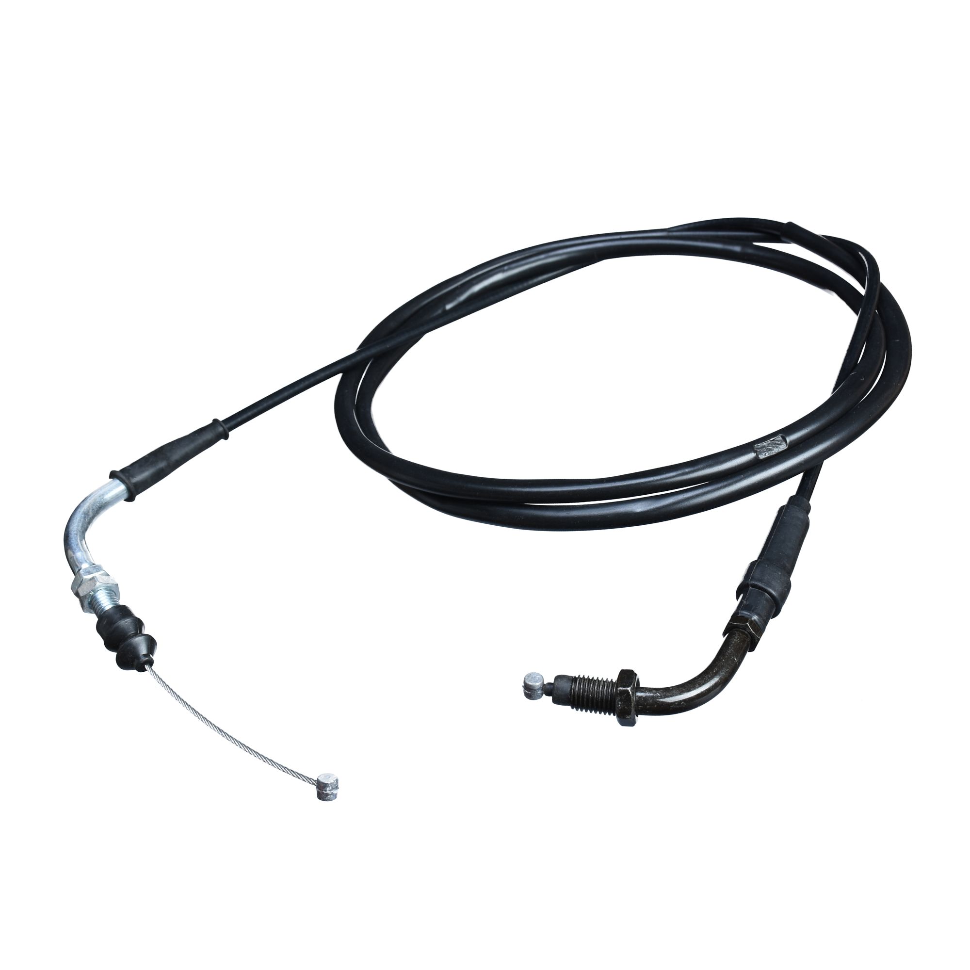 ScooterLibre Gaszug f. China 50 ccm 4-Takt komplett ohne Lasche / mit Gewinde Typ II