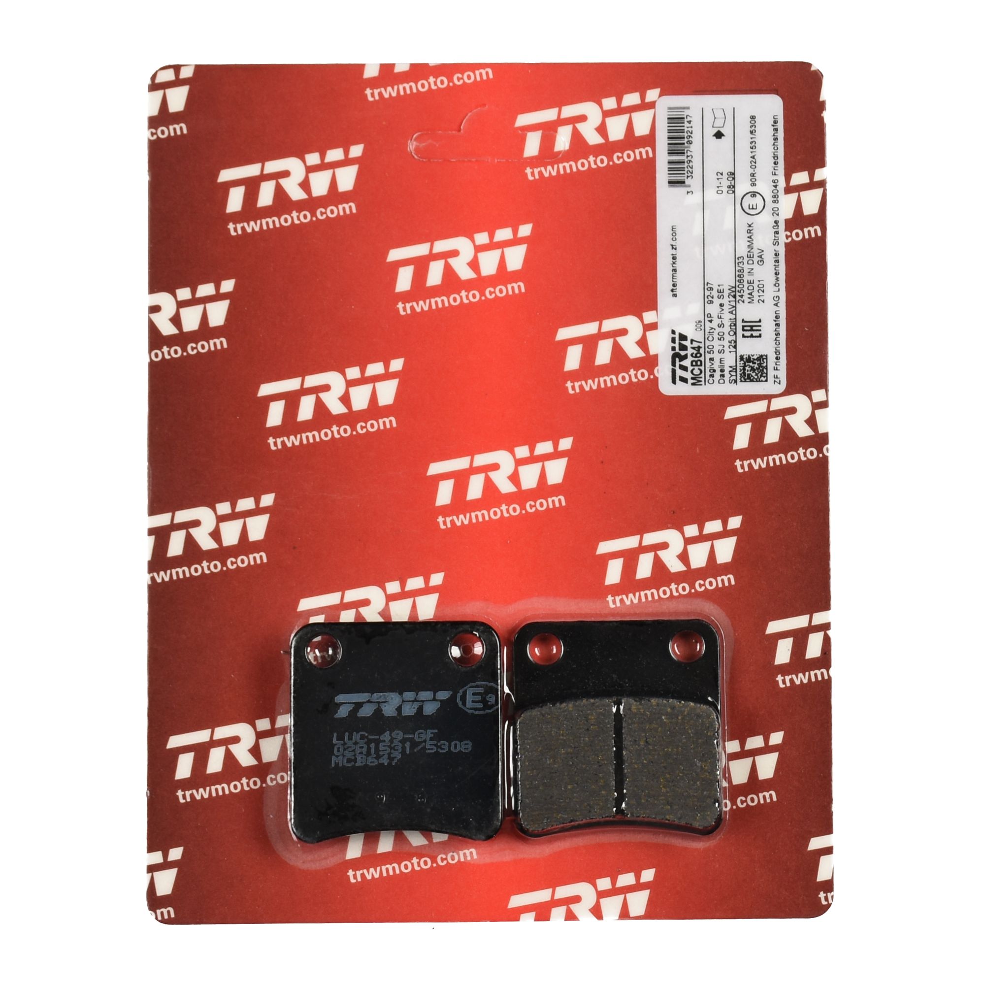 TRW Bremsbelag organisch