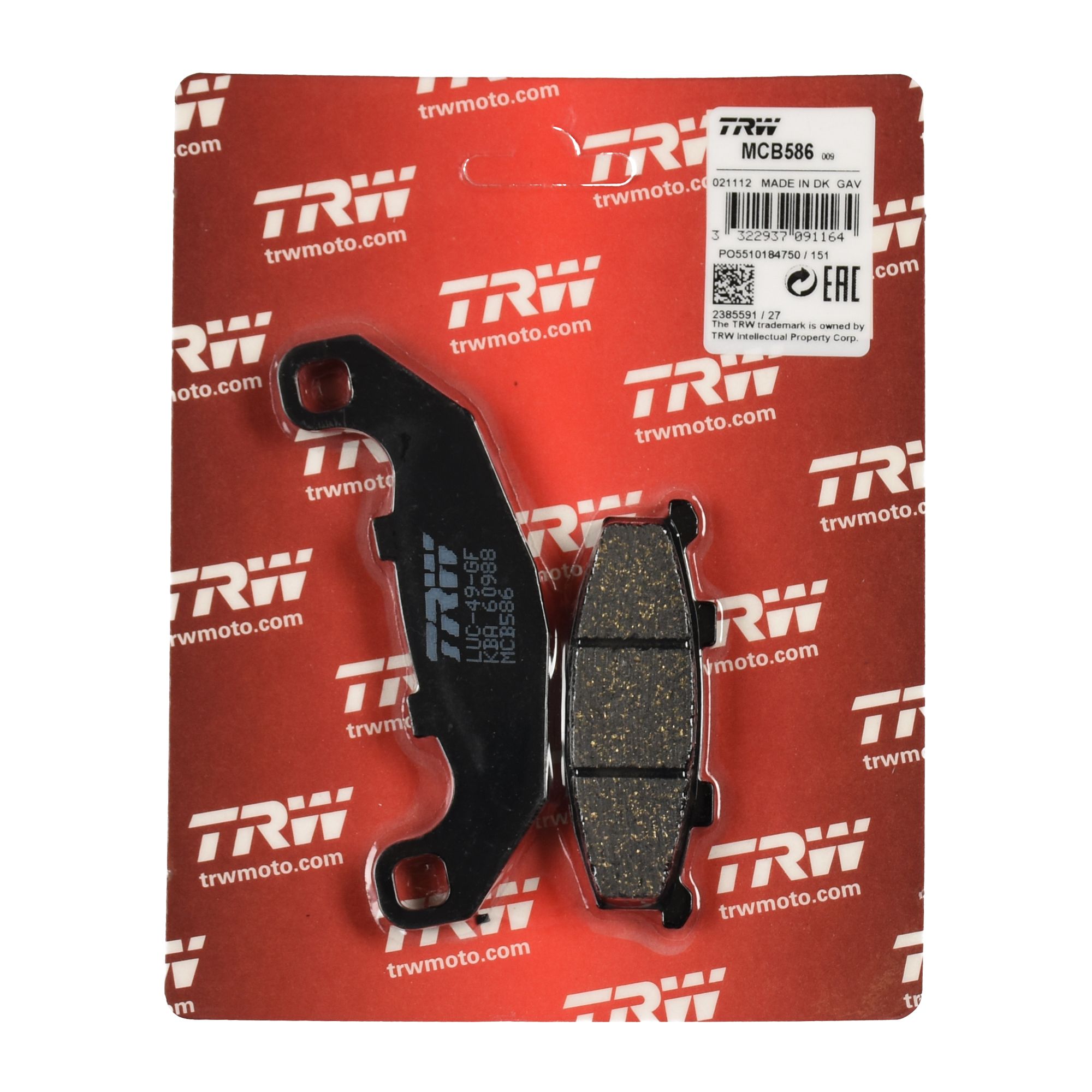 TRW Bremsbelag organisch