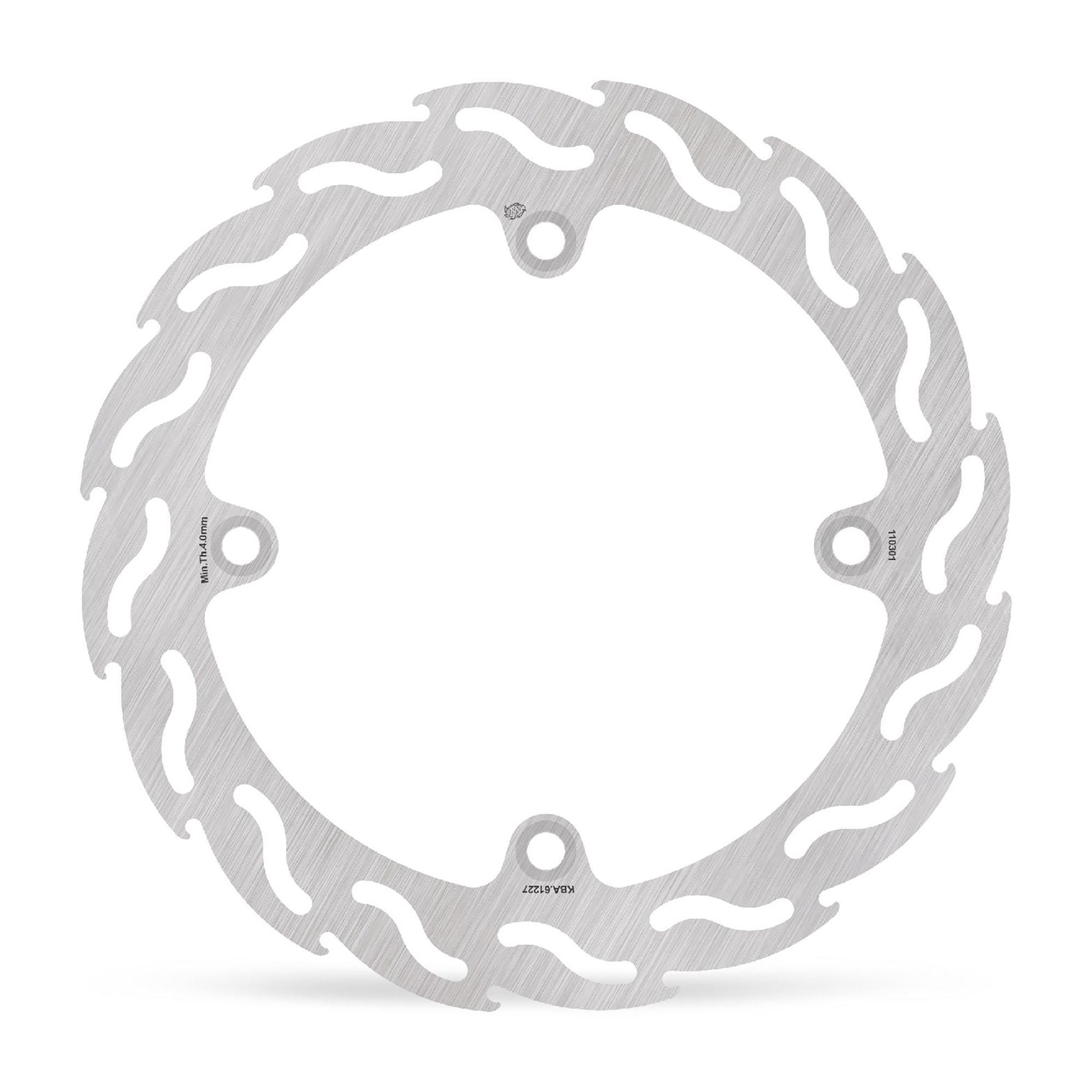 Moto-Master Bremsscheibe Flame hinten starr mit ABE