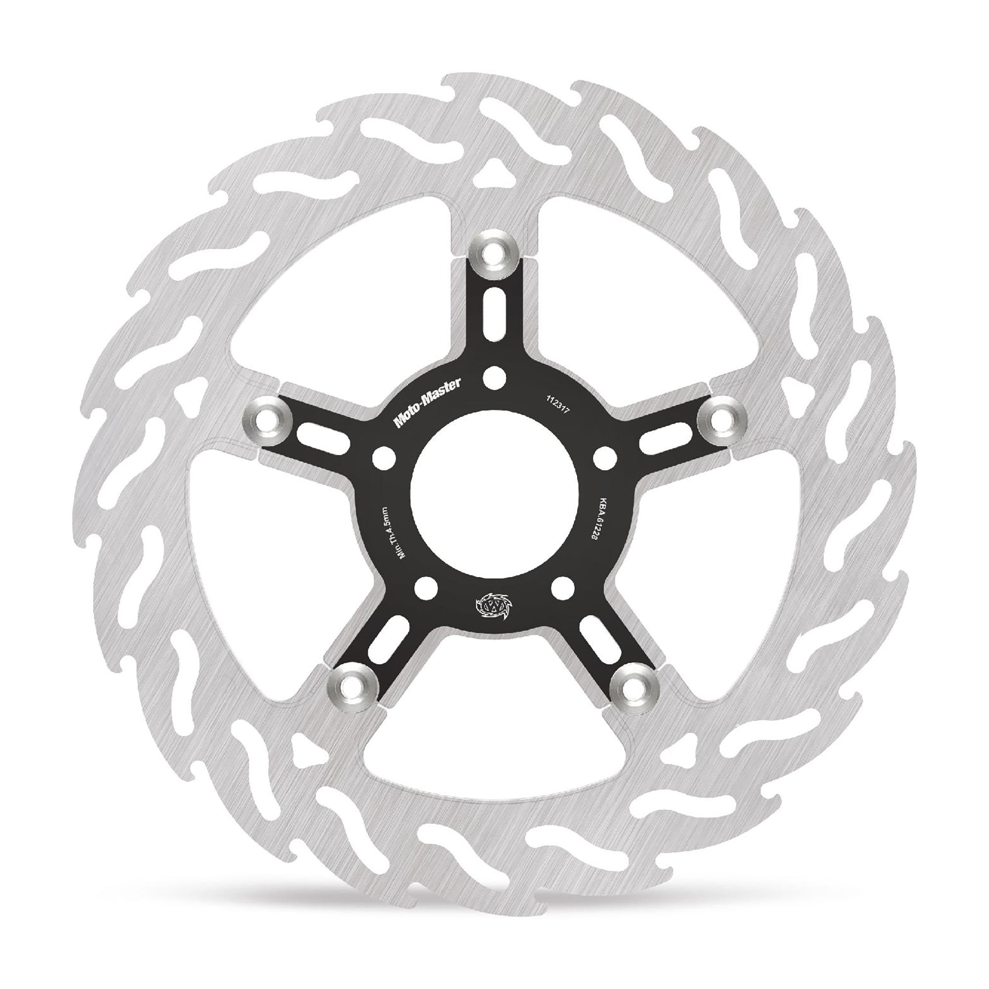 Moto-Master Bremsscheibe Flame vorn rechts schwimmend Alu-Innenring