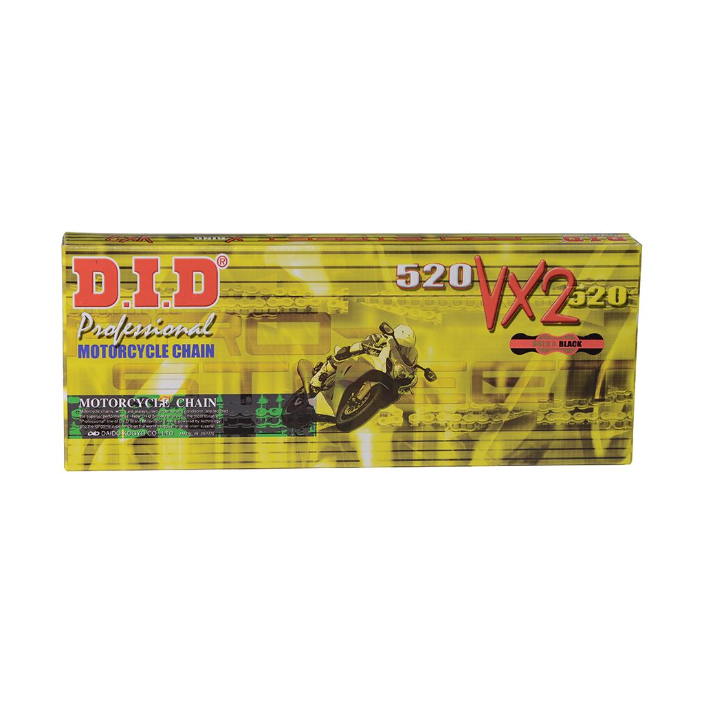 DID Kette 520 VX2 G&B 116 mit Niet-Schloss