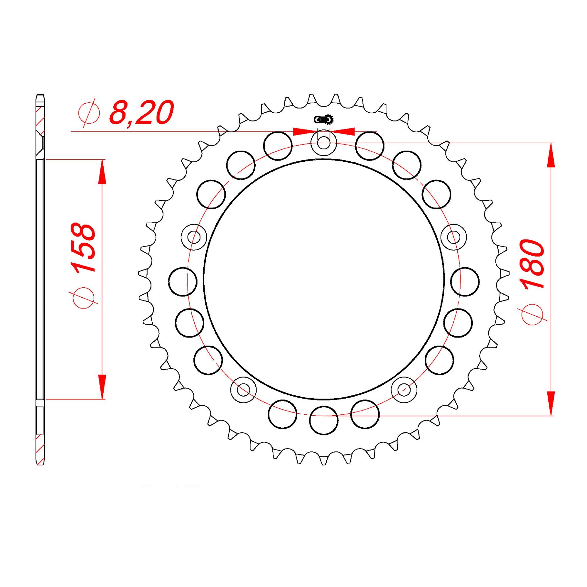 Afam Kettenrad #520 47 Zähne