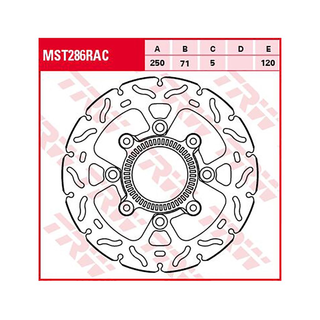 TRW Bremsscheibe inklusive ABS Ring