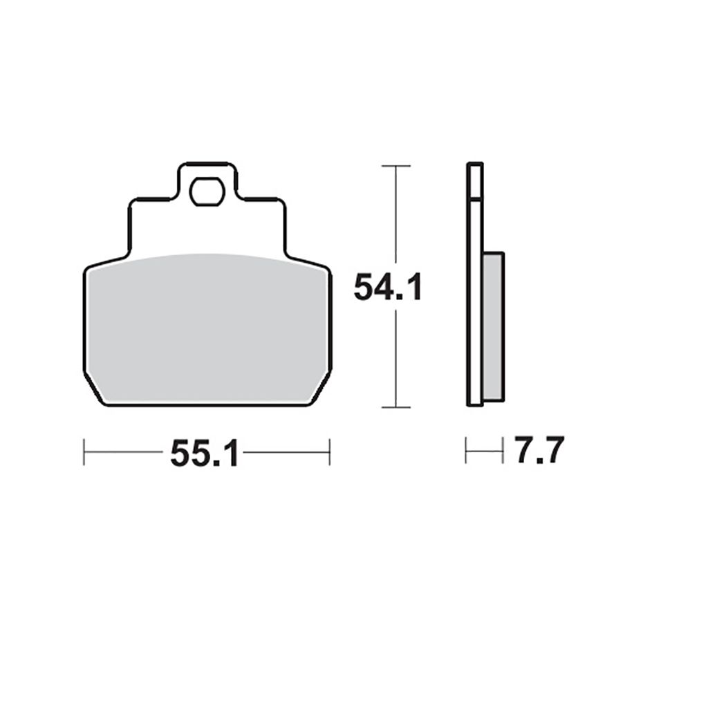 Moto-Master Bremsbelag RoadPRO Scooter