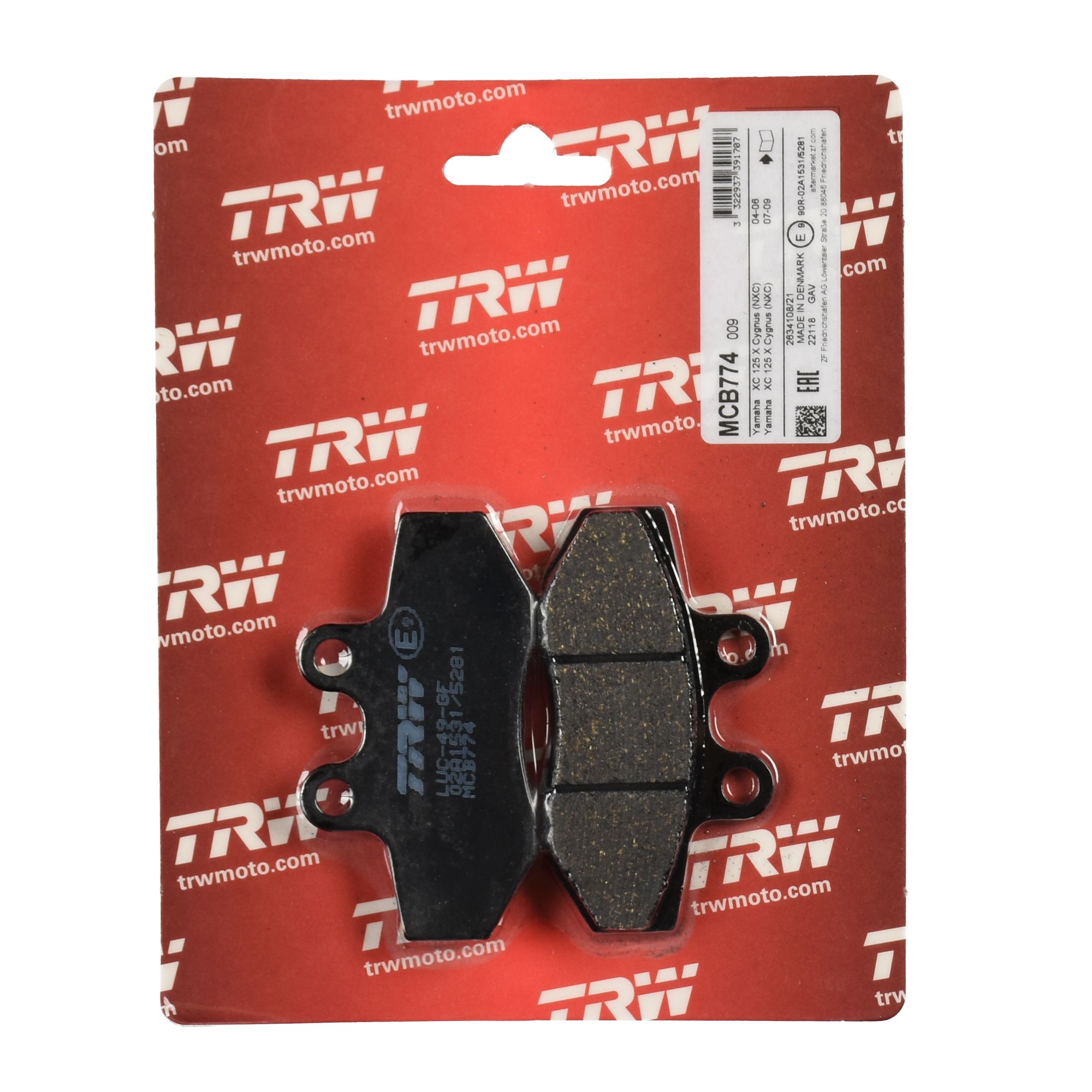 TRW Bremsbelag organisch