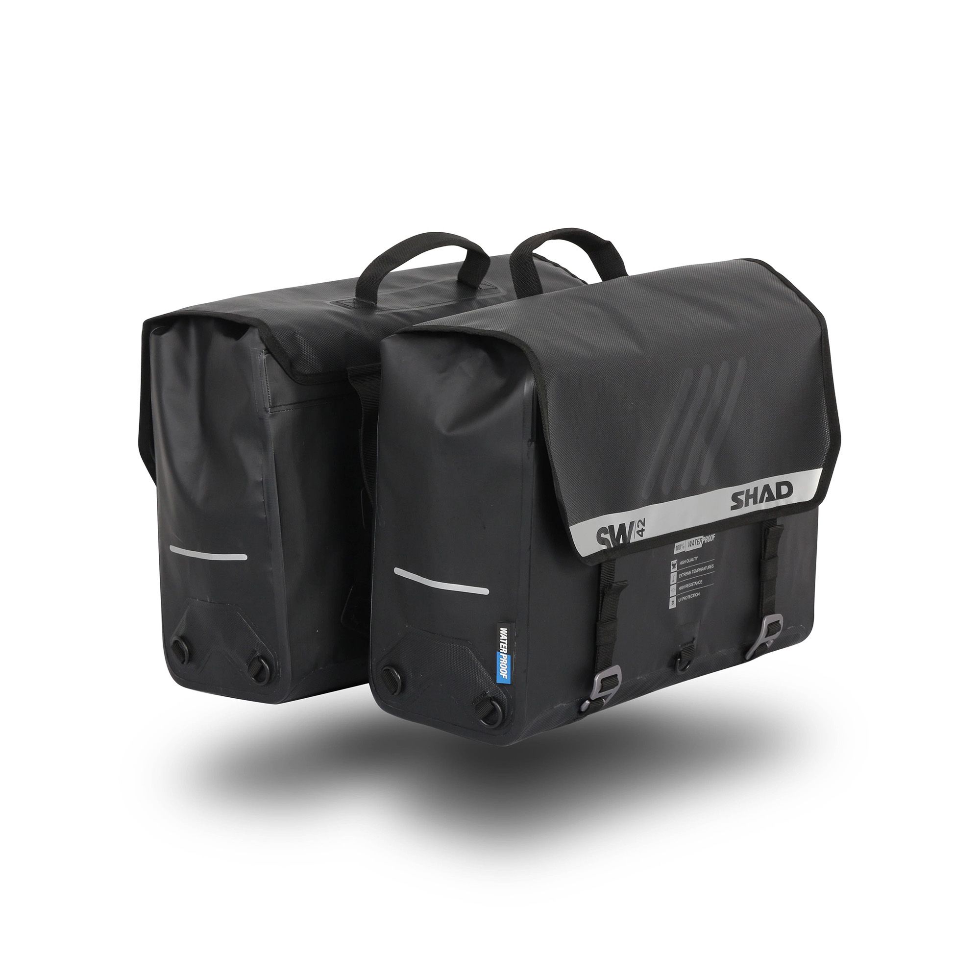 SHAD Seitentaschen SW42 Wasserfest 25 Liter schwarz