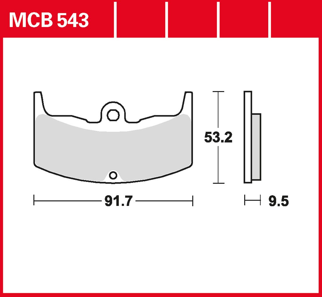 TRW Bremsbelag organisch